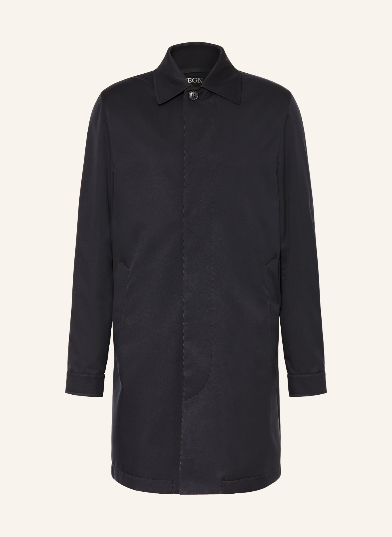 ZEGNA Raincoat: DARK BLUE