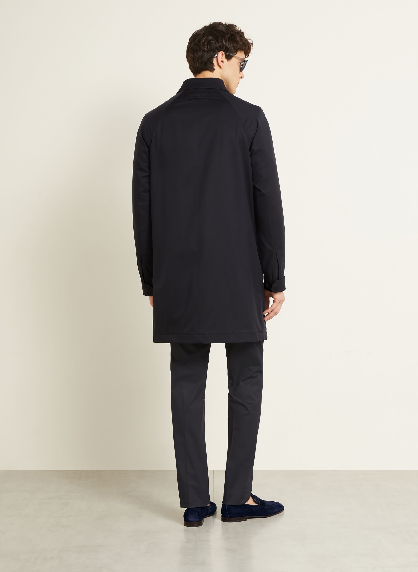 ZEGNA Raincoat: DARK BLUE