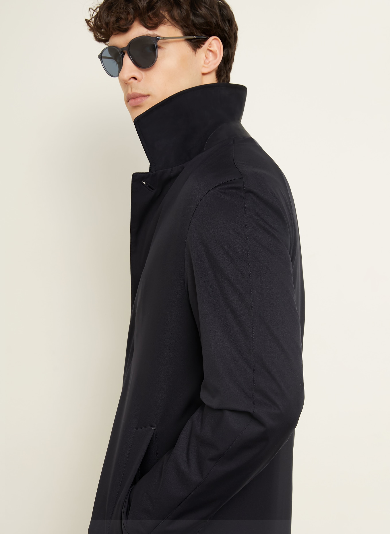ZEGNA Raincoat: DARK BLUE