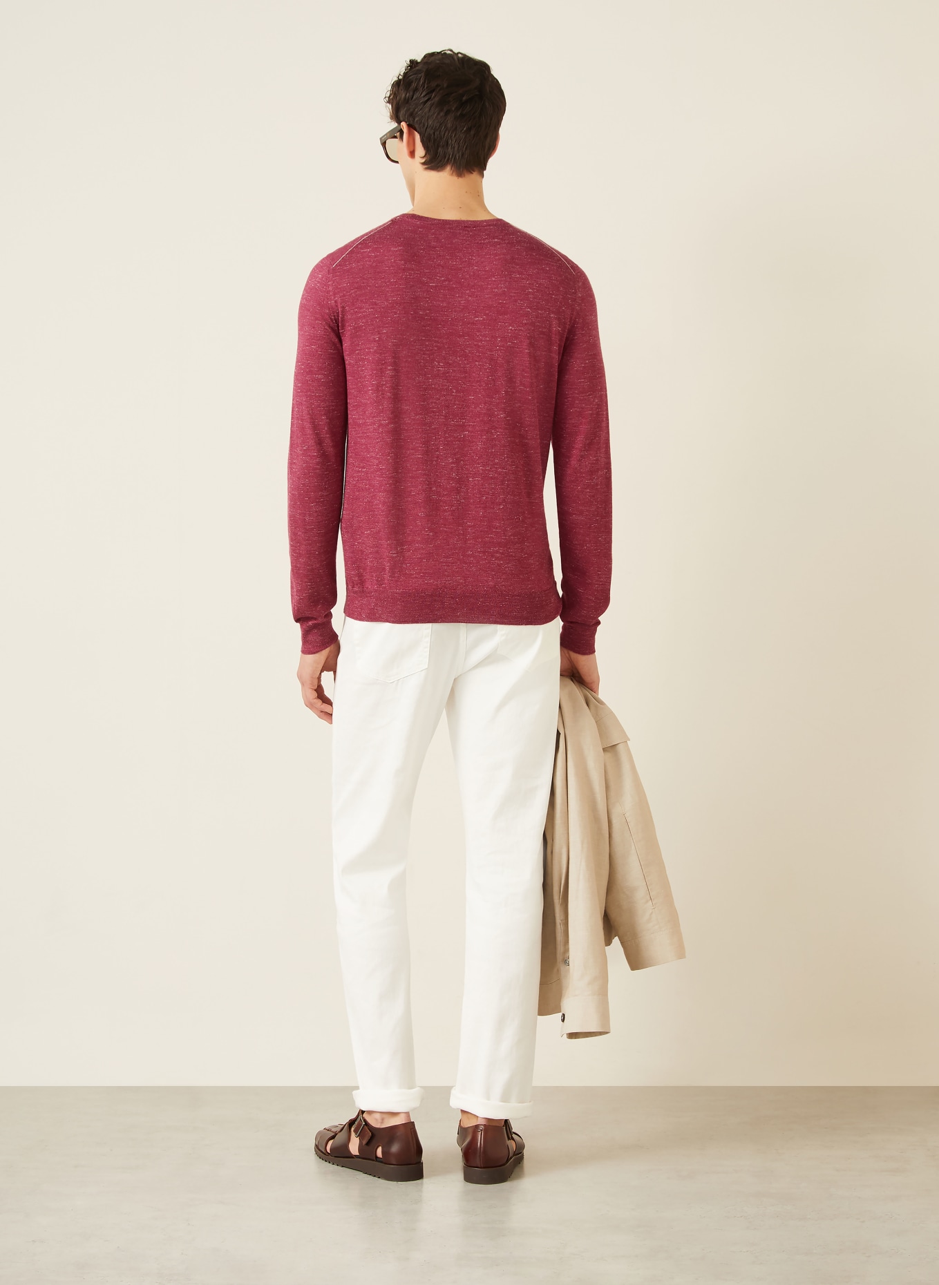 ZEGNA Sweater with silk and cashmere: PINK