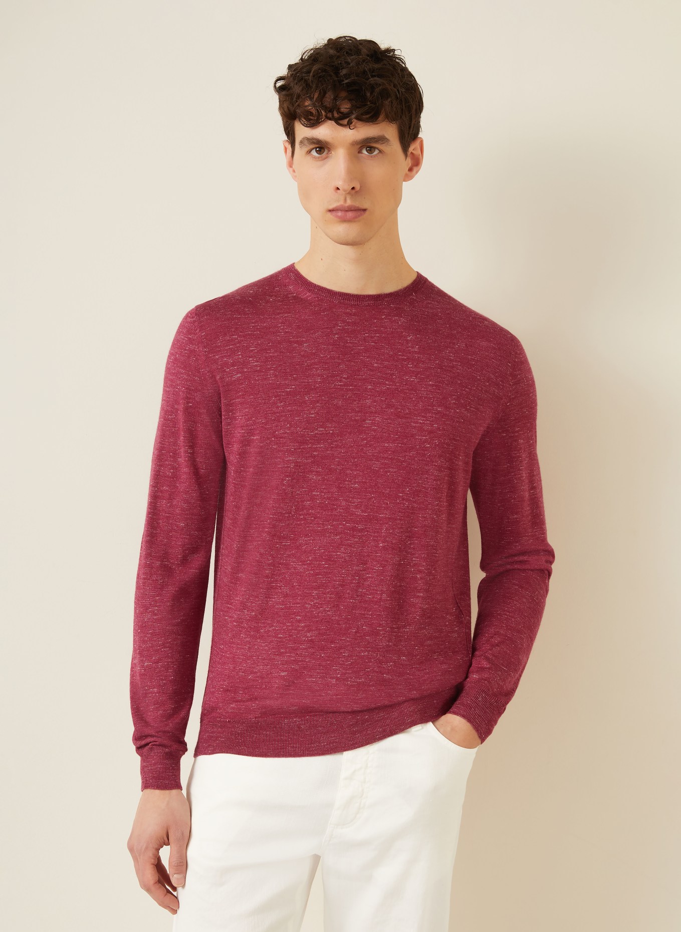 ZEGNA Sweater with silk and cashmere: PINK