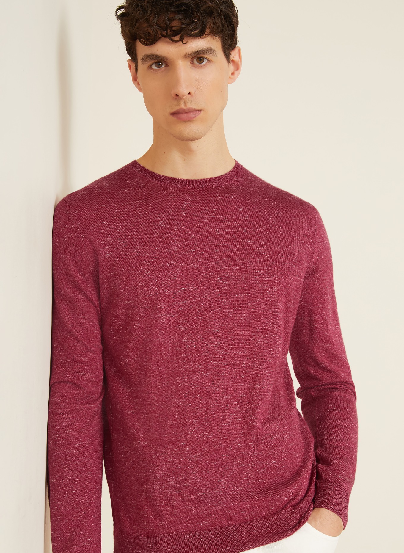 ZEGNA Sweater with silk and cashmere: PINK