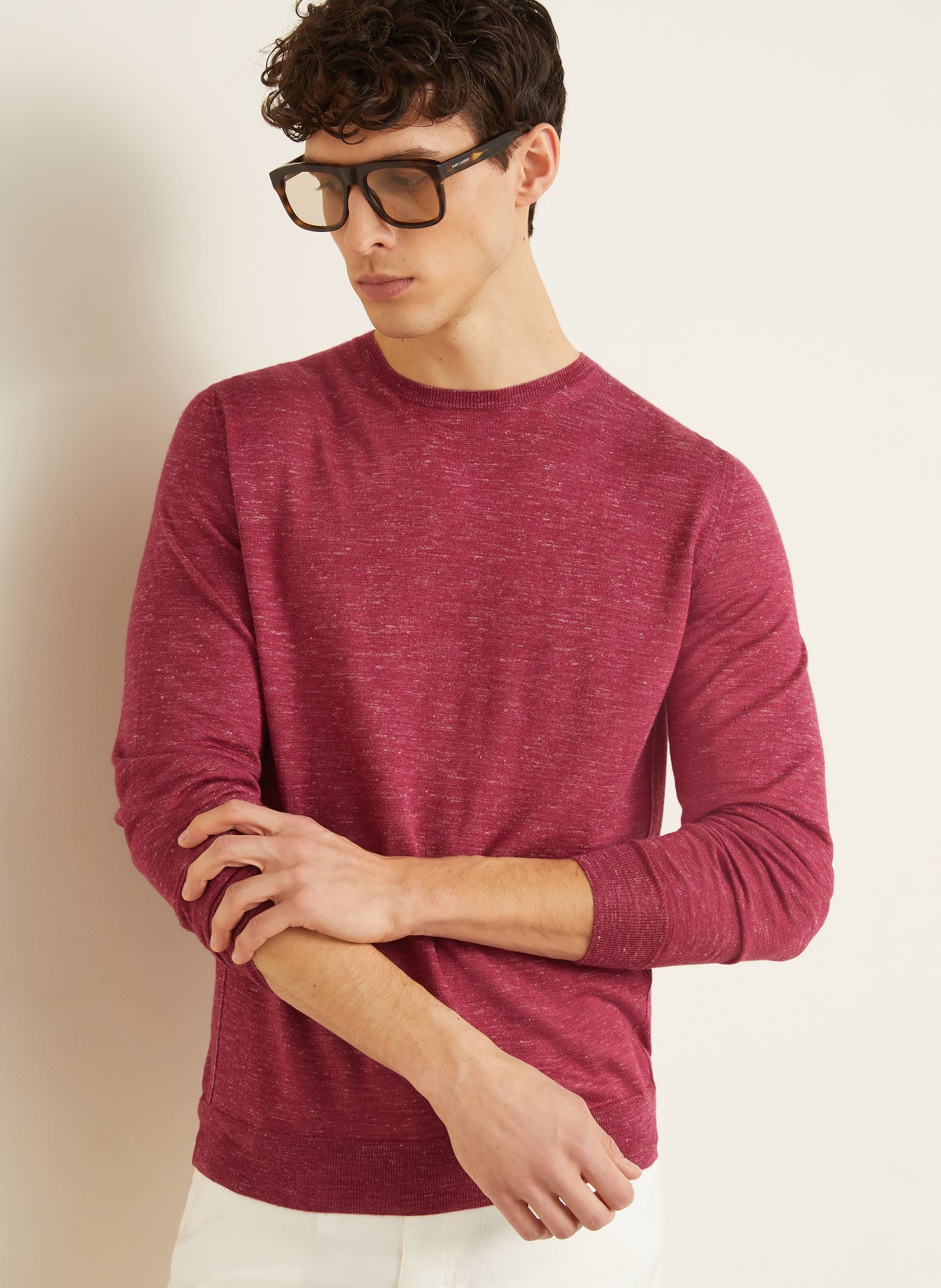 ZEGNA Sweater with silk and cashmere: PINK