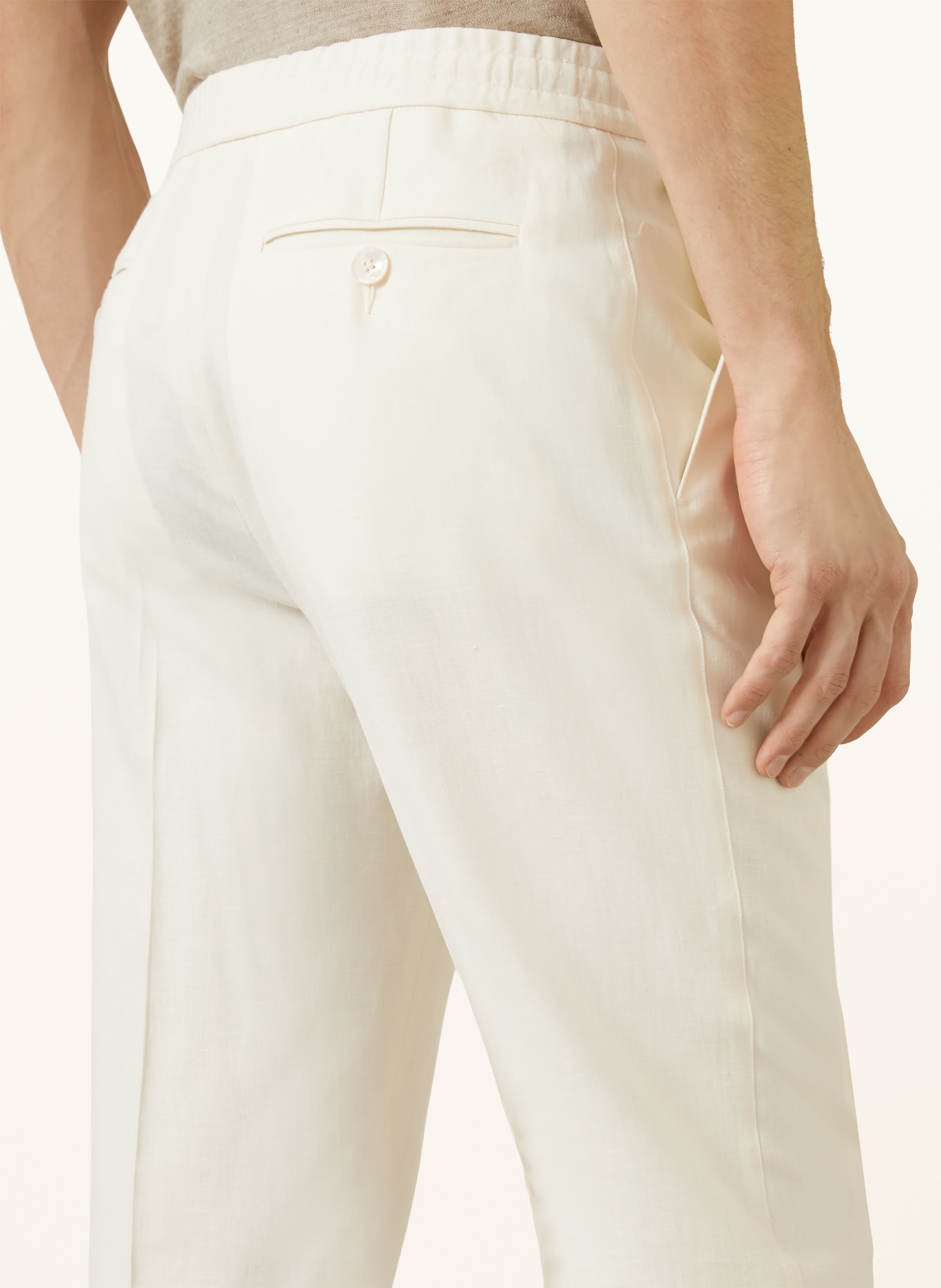 ZEGNA Pantalon chino OASI coupe classique: BLANC