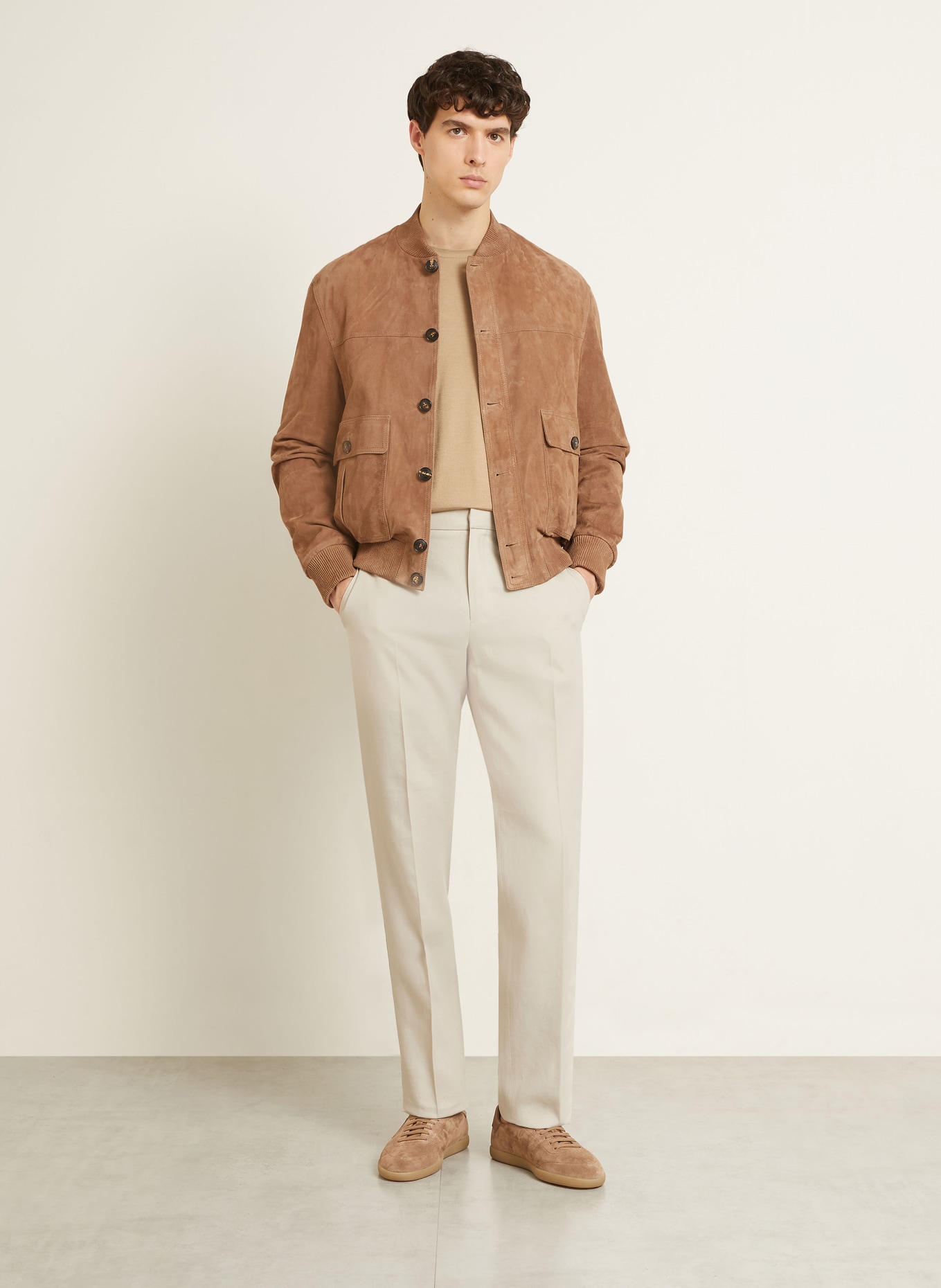 ZEGNA Pantalon chino OASI coupe classique: BEIGE