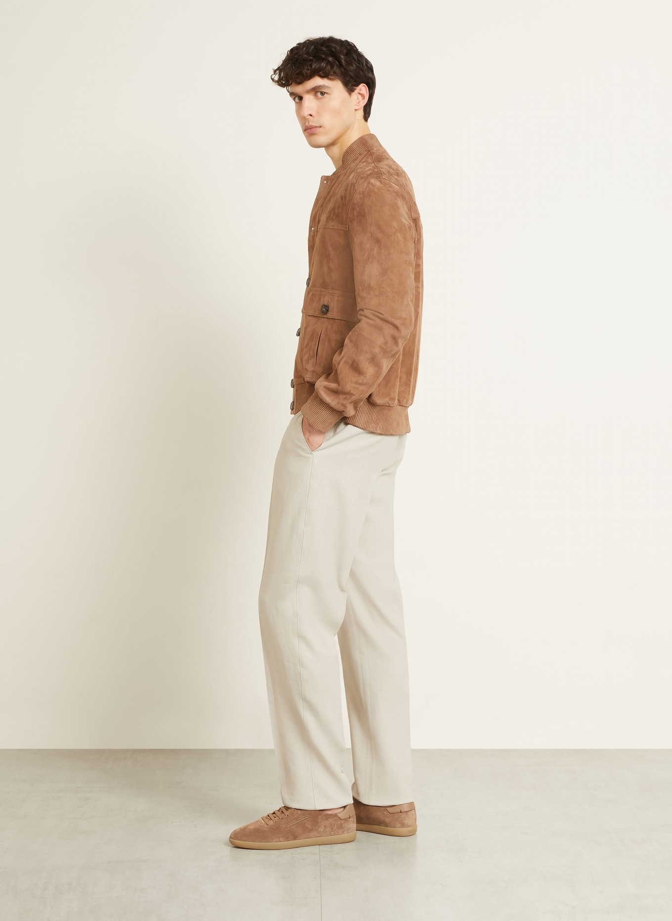 ZEGNA Pantalon chino OASI coupe classique: BEIGE