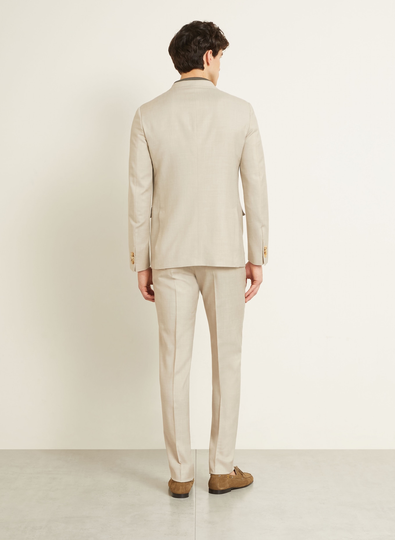 ZEGNA Extra Slim Fit Suit: BEIGE