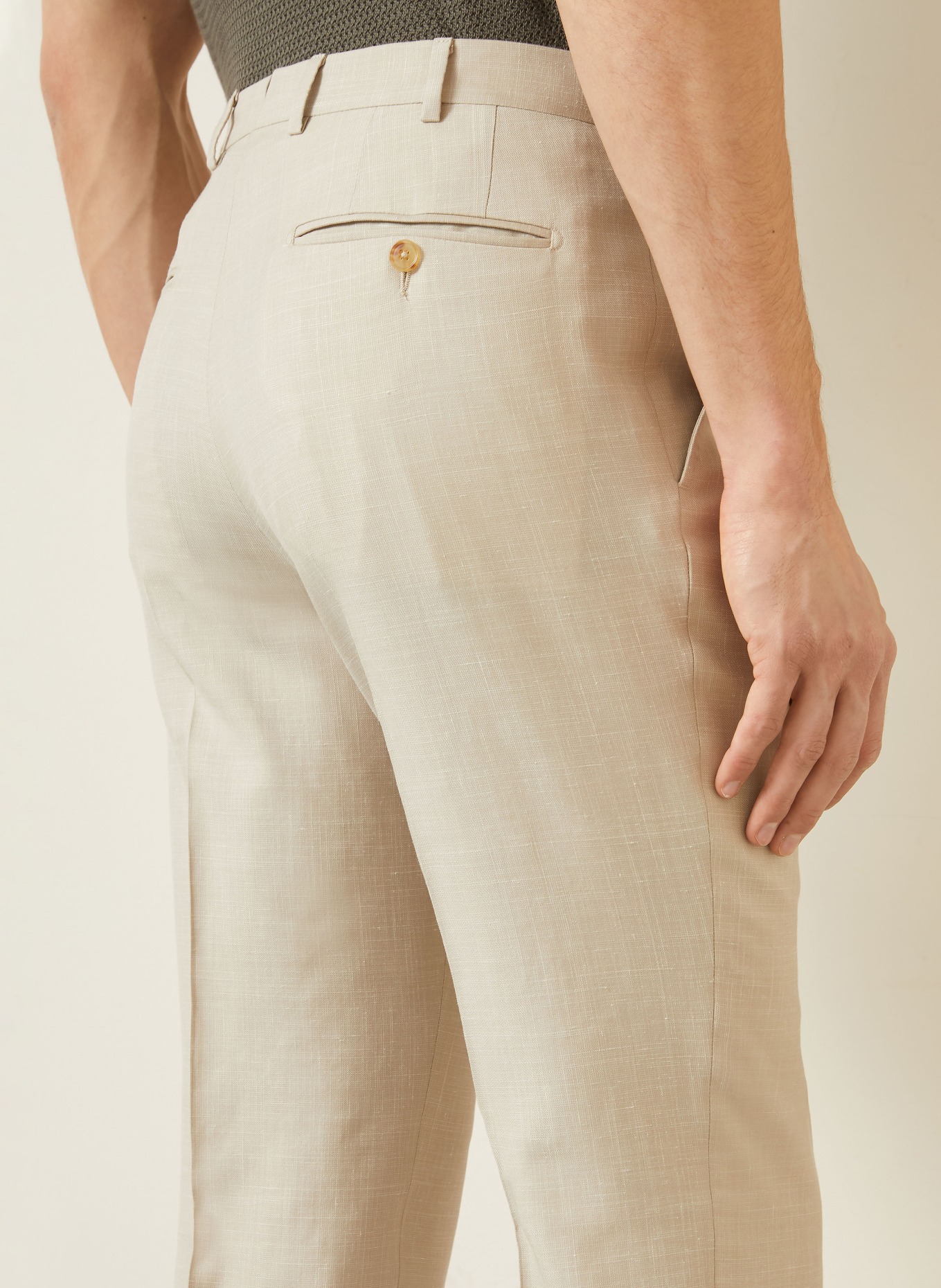 ZEGNA Extra Slim Fit Suit: BEIGE