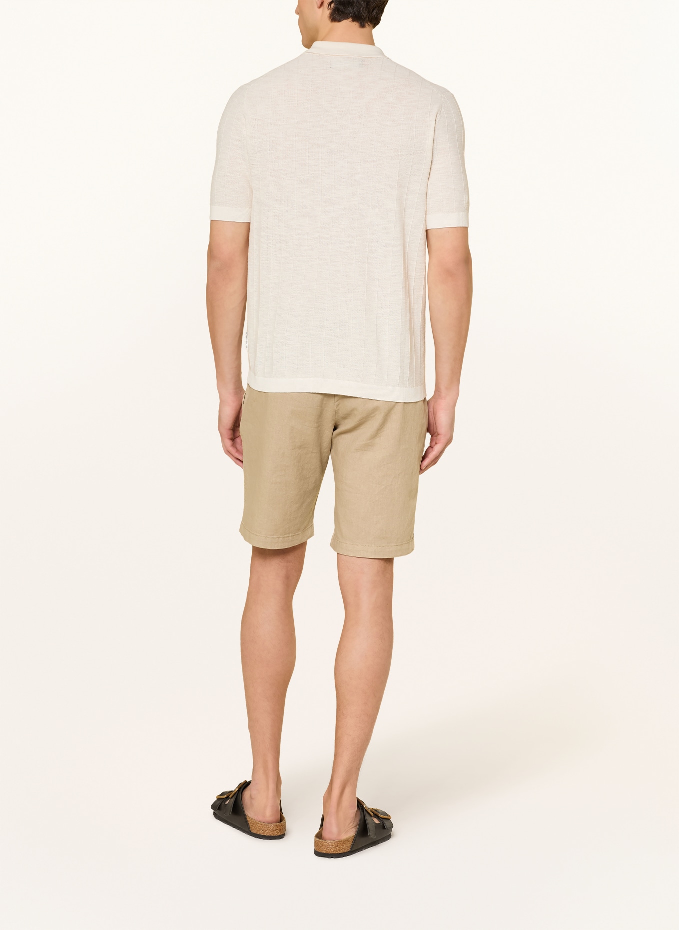 Marc O'Polo Strickhemd Regular Fit: ECRU