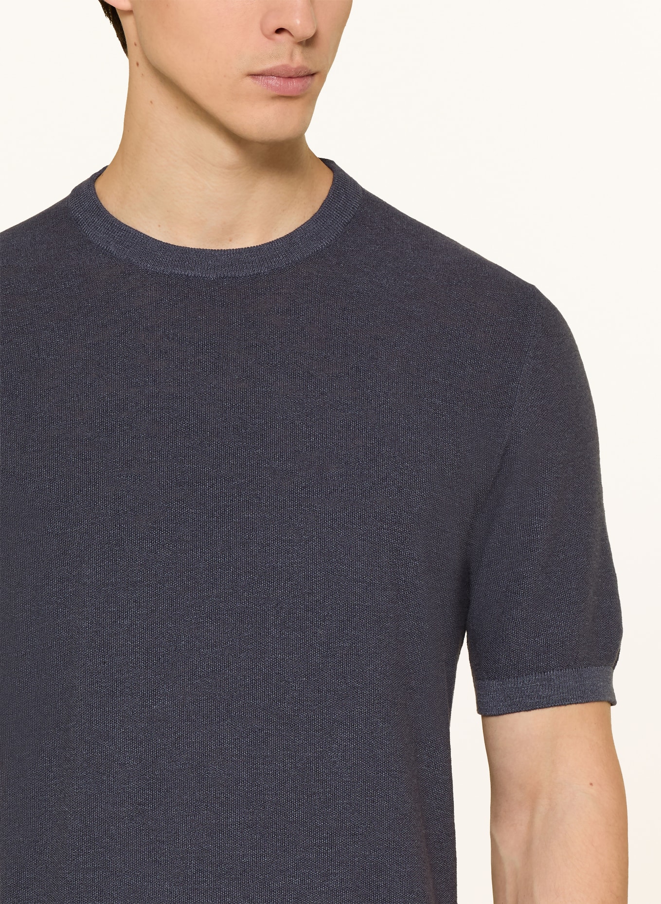 Marc O'Polo Strickshirt: DUNKELBLAU