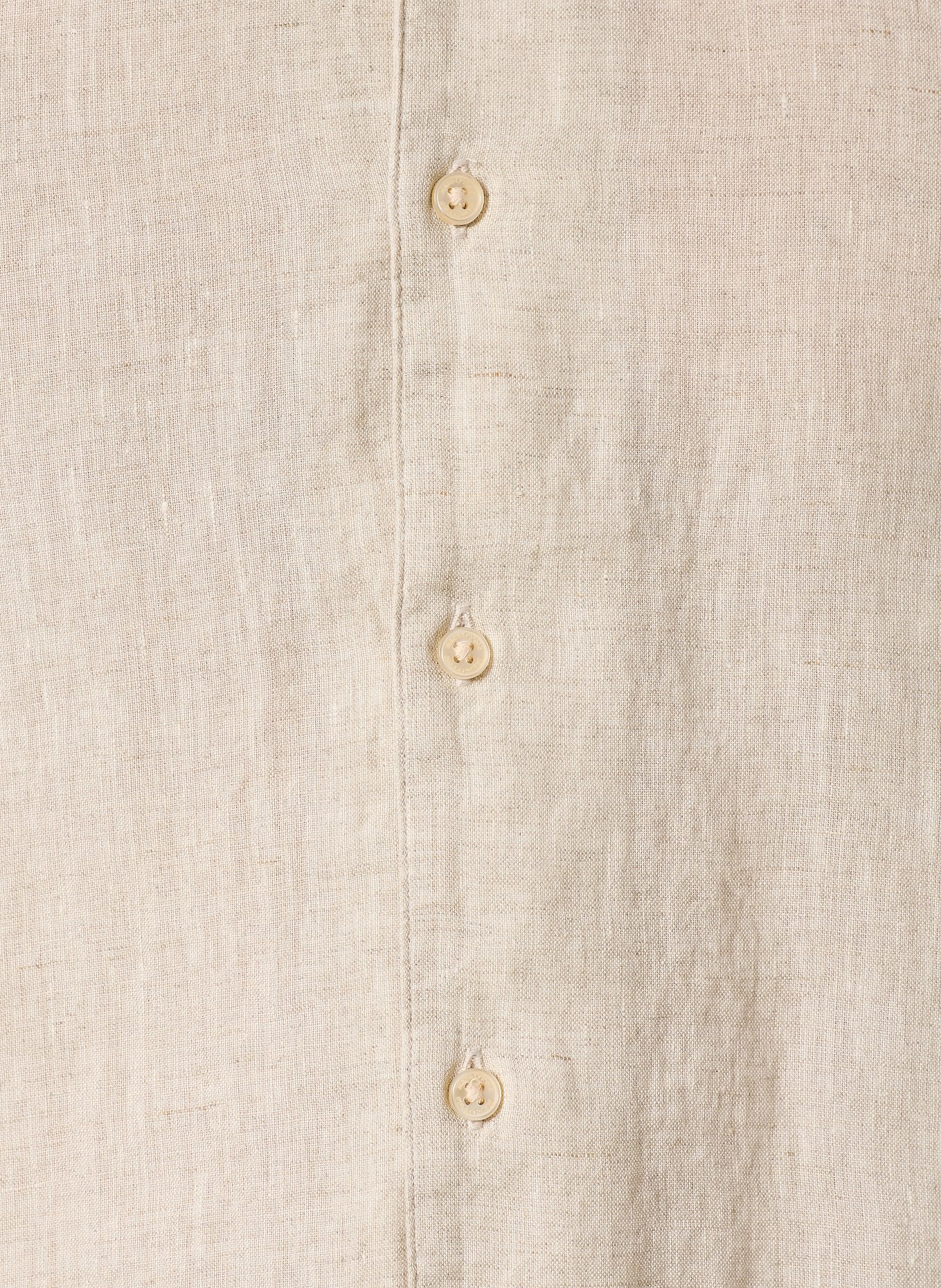 Marc O'Polo Leinenhemd Shaped Fit: BEIGE