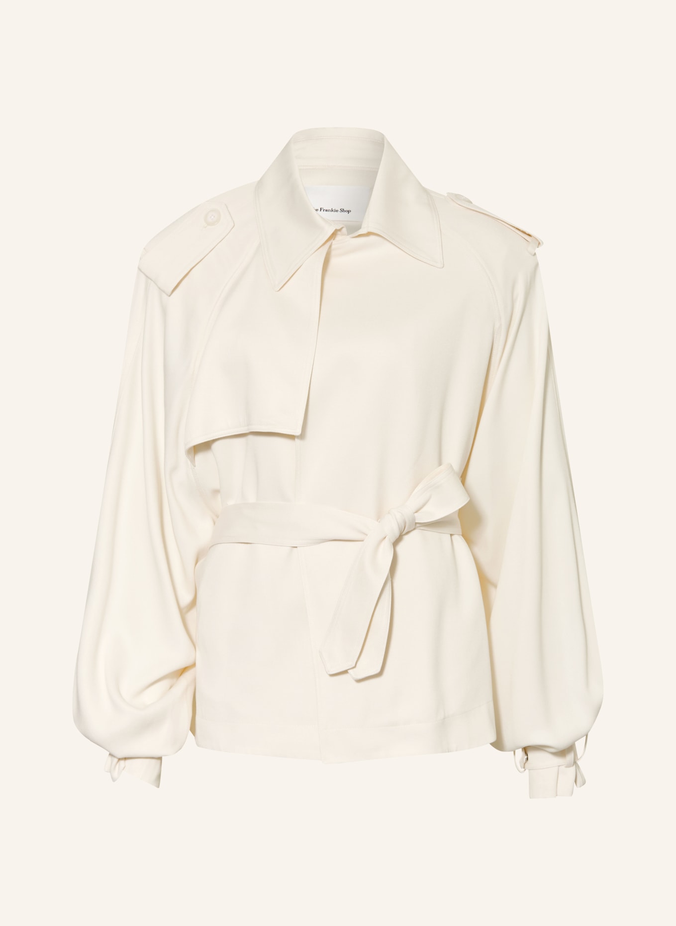 The Frankie Shop Trench-Jacke ELVA: WEISS