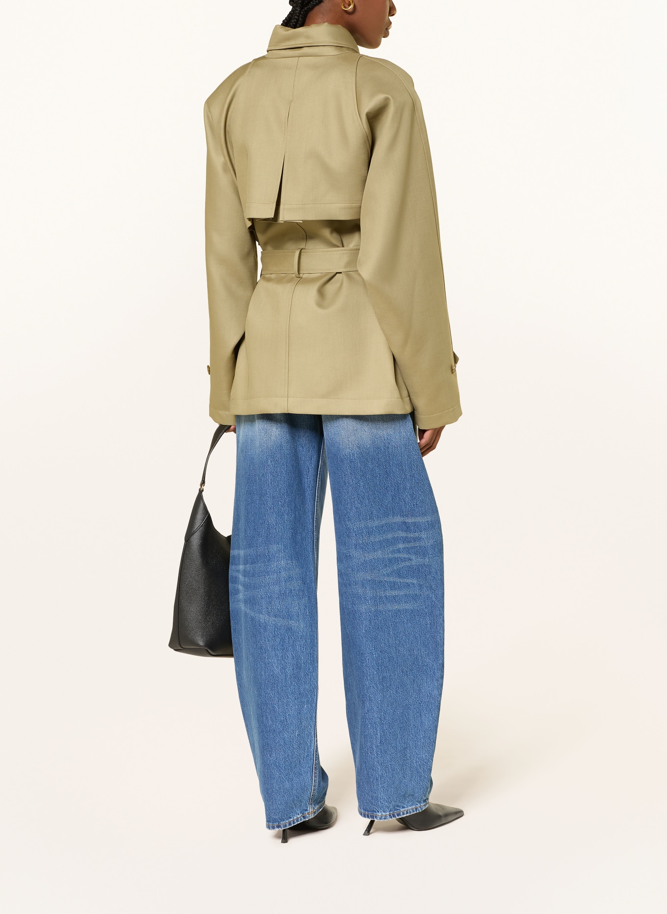 The Frankie Shop KELIA Oversized Field Jacket: OLIVE