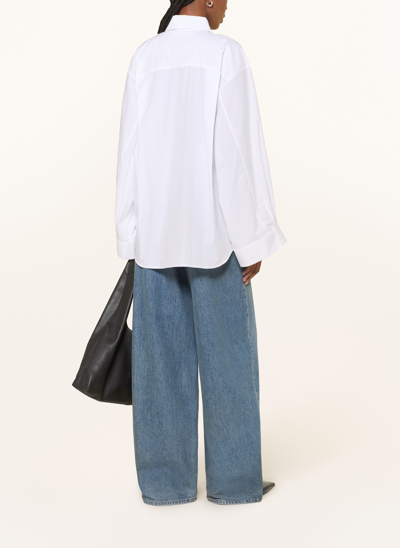 The Frankie Shop TILA Shirt Blouse: WHITE