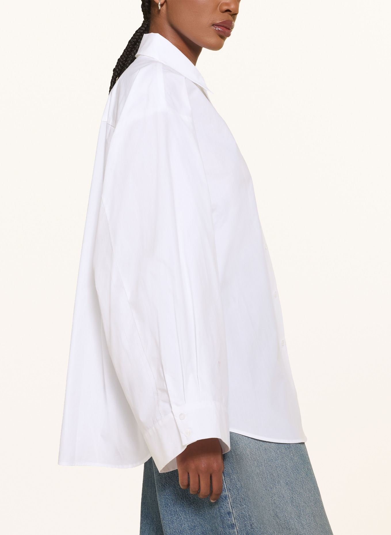 The Frankie Shop TILA Shirt Blouse: WHITE