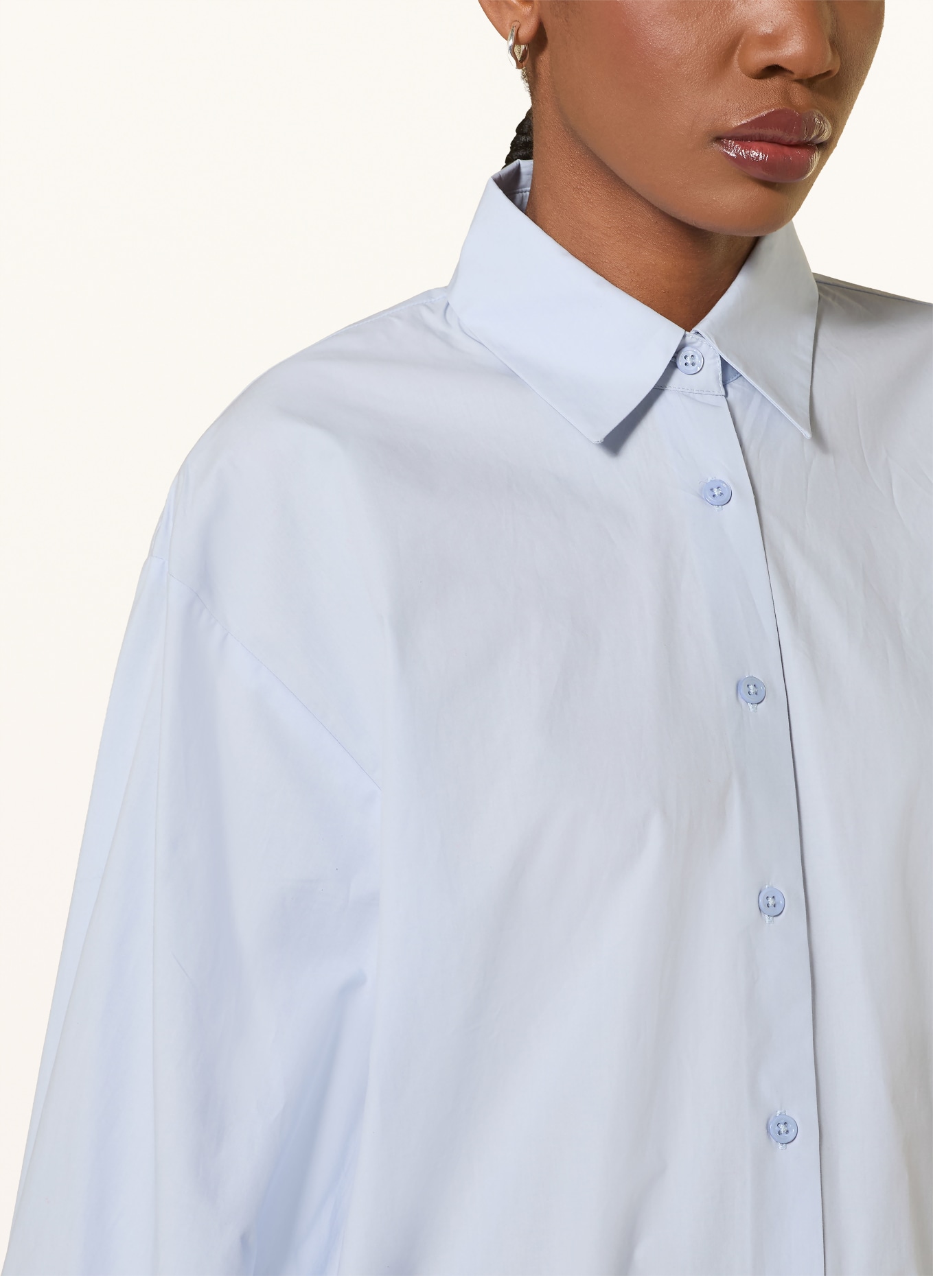 The Frankie Shop TILA Shirt Blouse: LIGHT BLUE