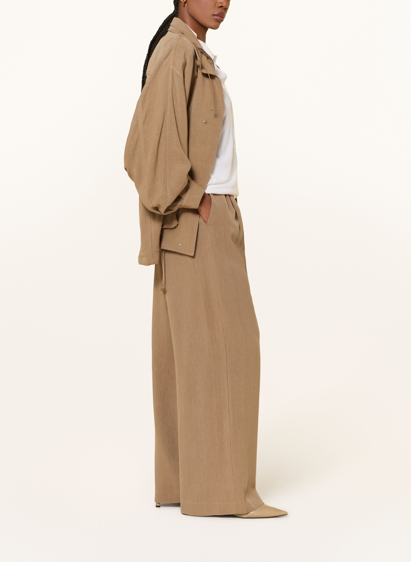 The Frankie Shop Kalhoty Marlene MARFA: VELBLOUDÍ