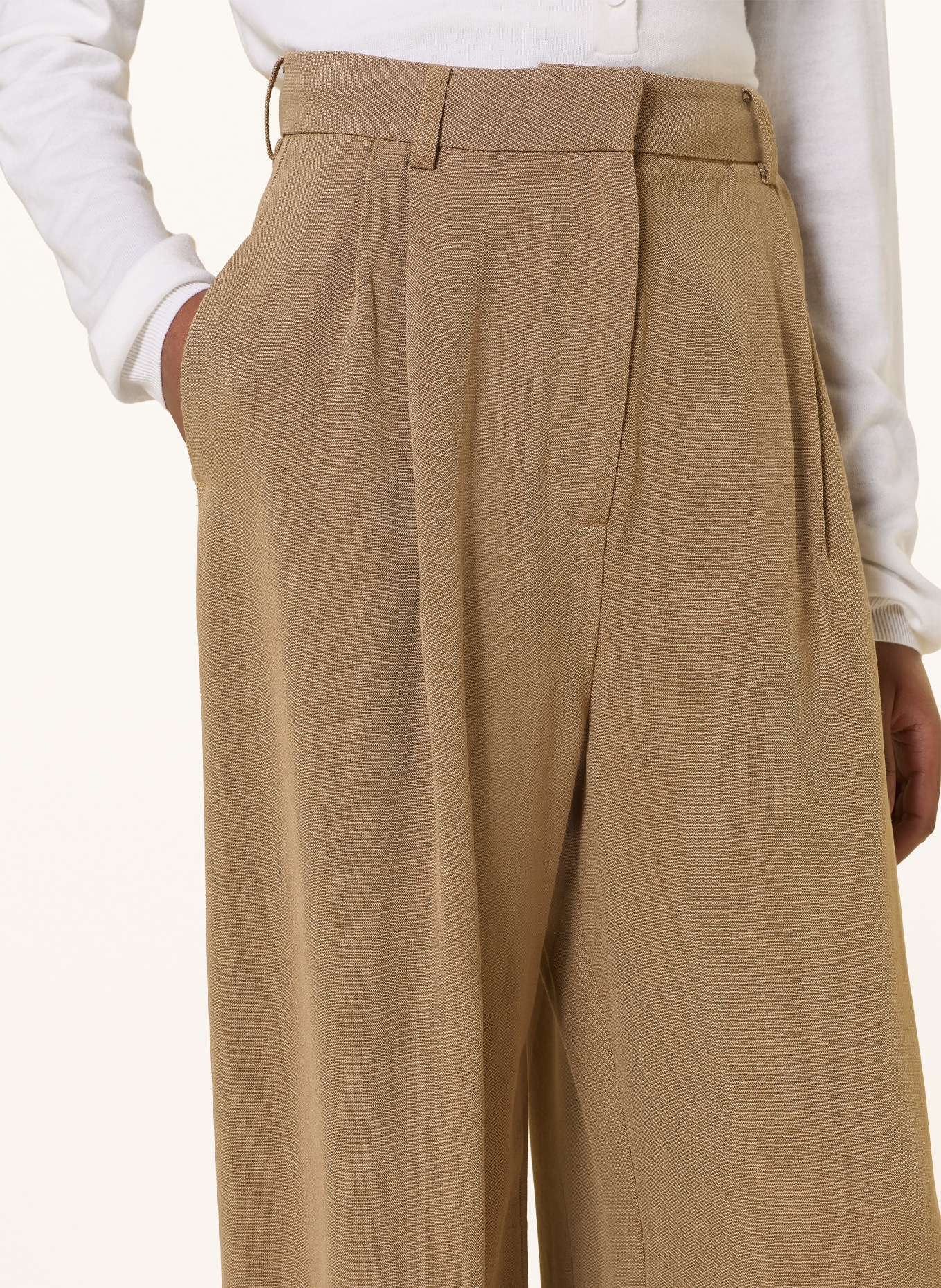 The Frankie Shop Kalhoty Marlene MARFA: VELBLOUDÍ