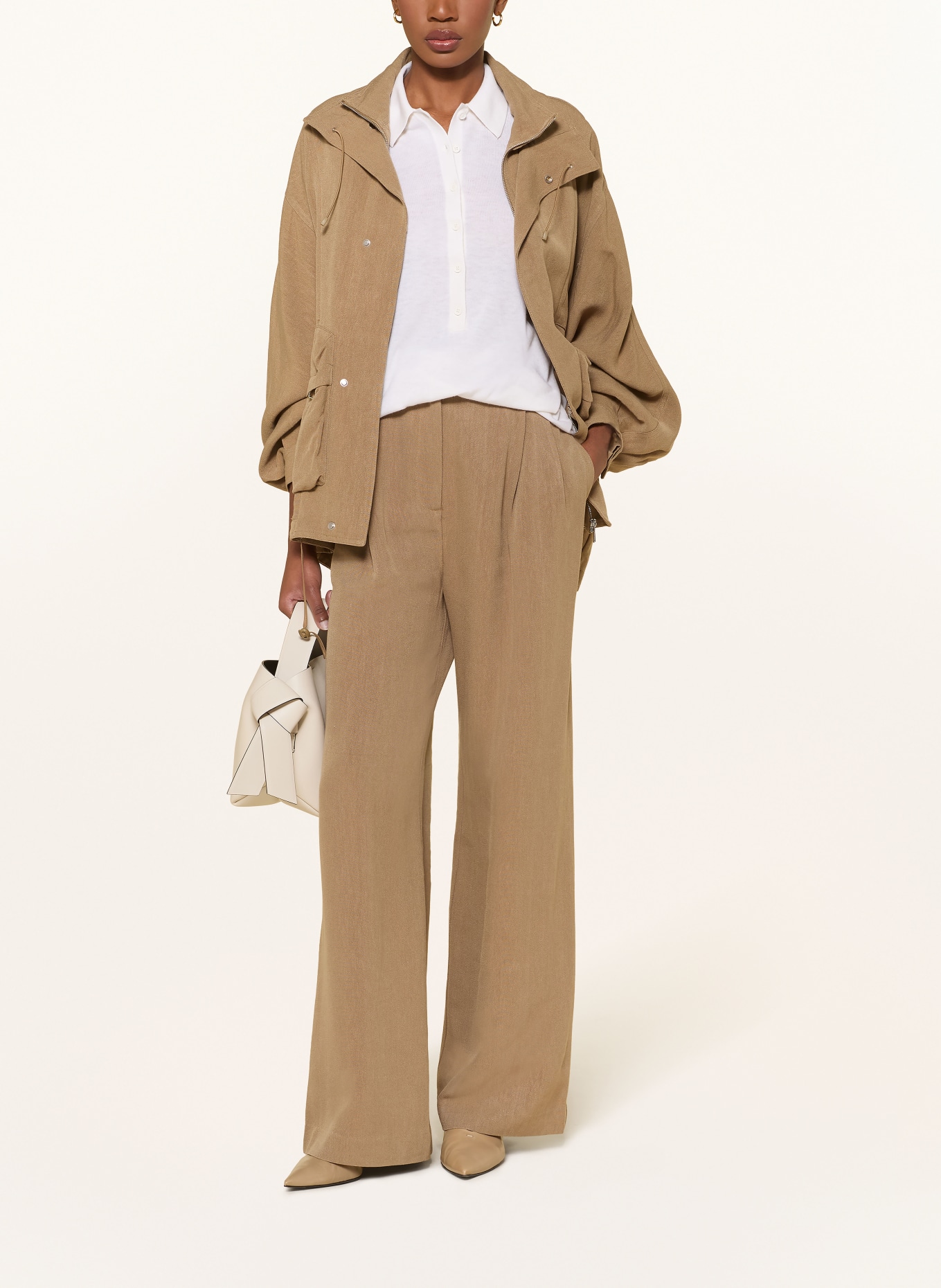 The Frankie Shop BREYA Jacket: BEIGE