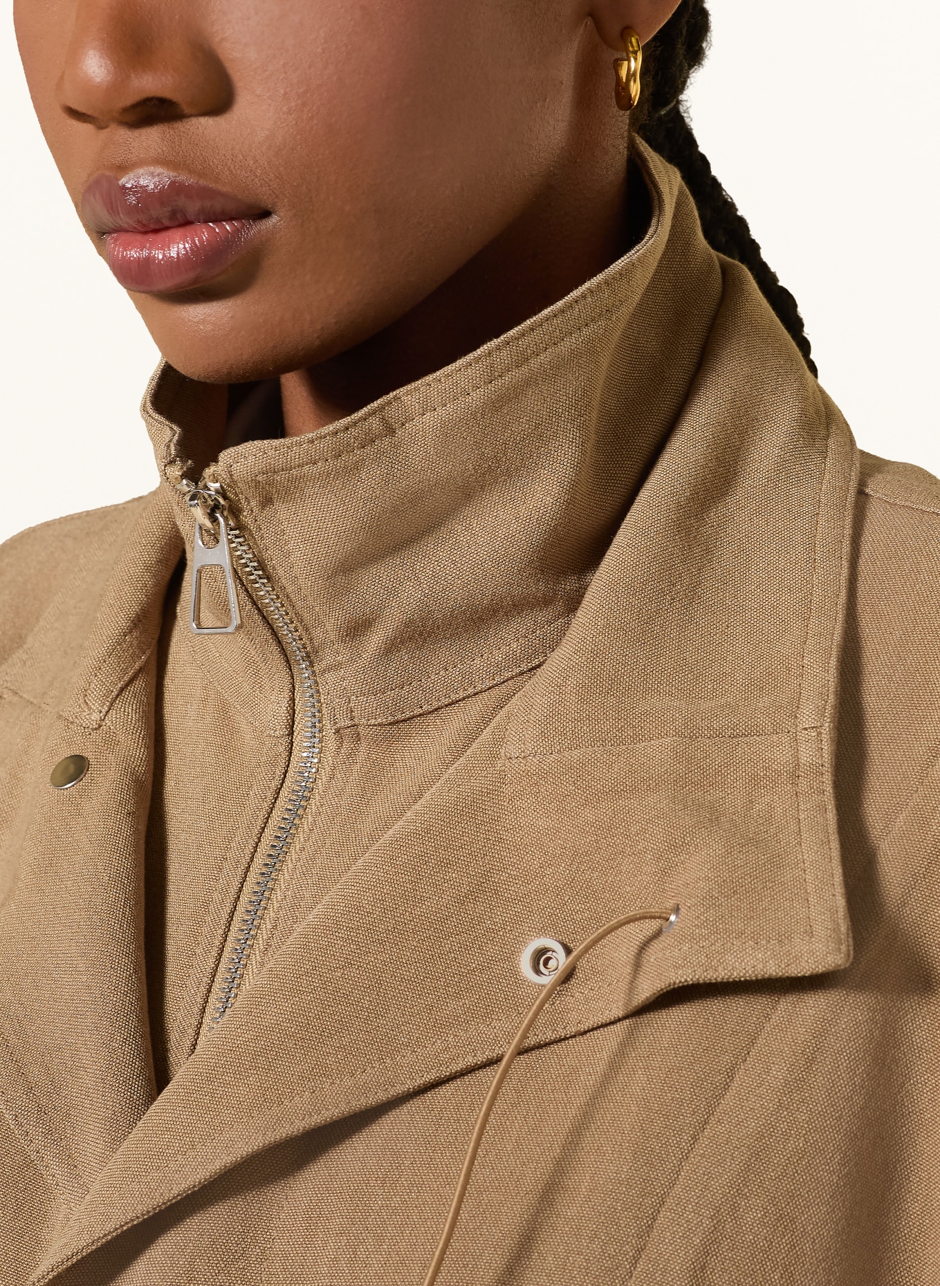 The Frankie Shop BREYA Jacket: BEIGE