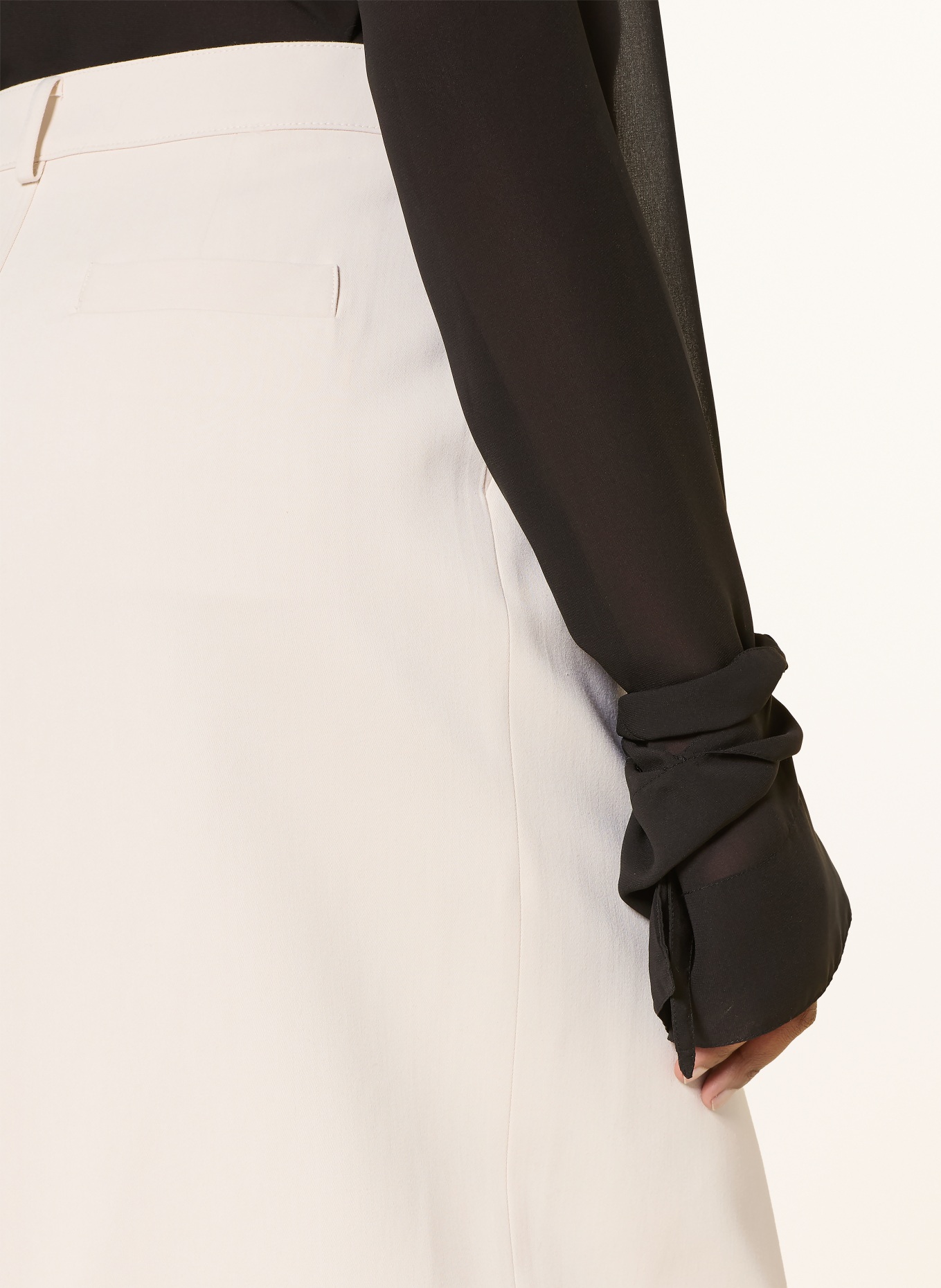 The Frankie Shop MAYMAYBELLE Skirt: CREAM