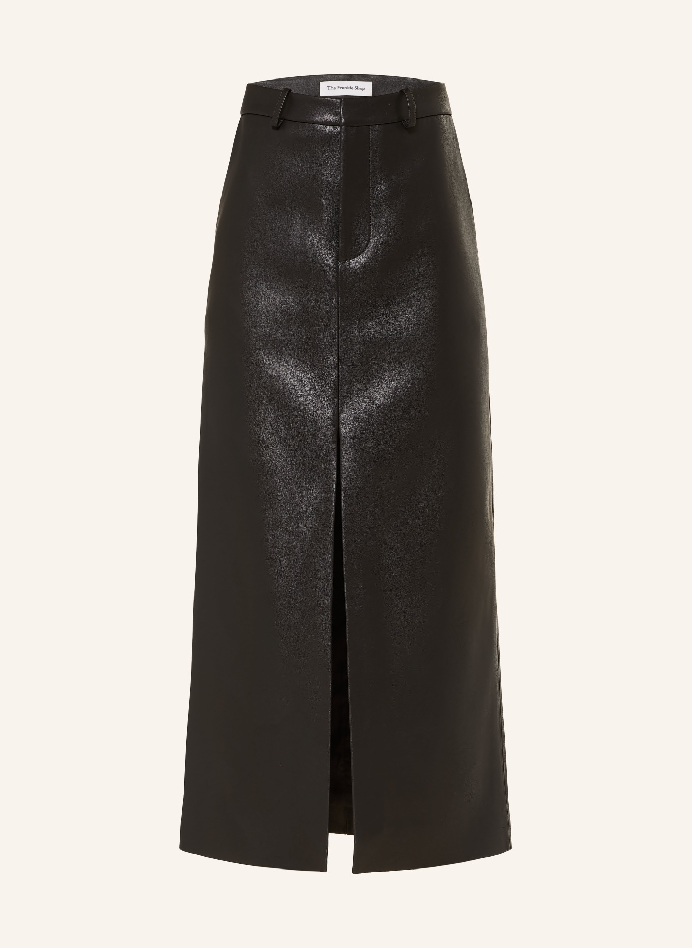 The Frankie Shop Rock MAYBELLE in Lederoptik: SCHWARZ