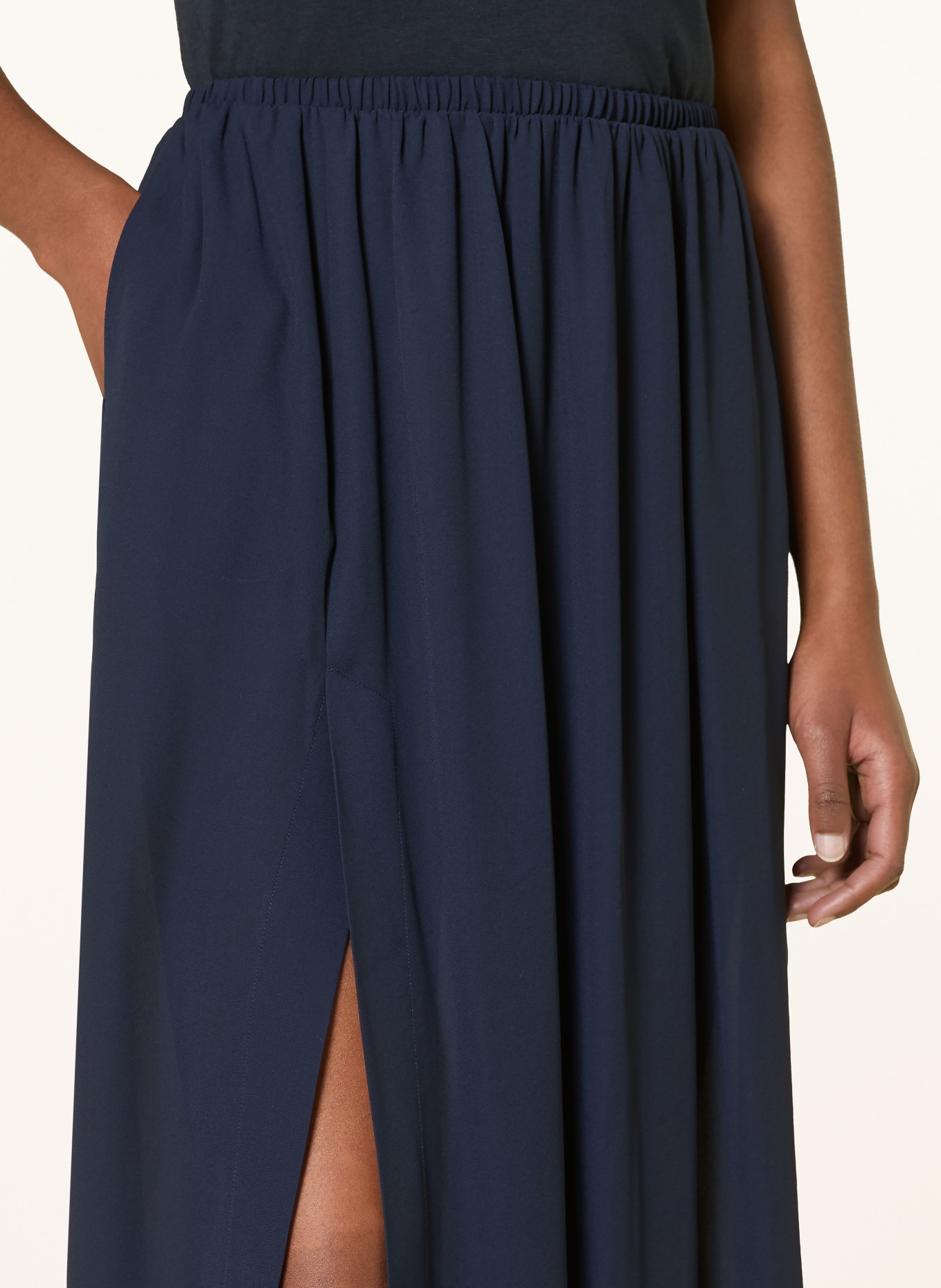 The Frankie Shop Sukně ELIE: TMAVĚ MODRÁ