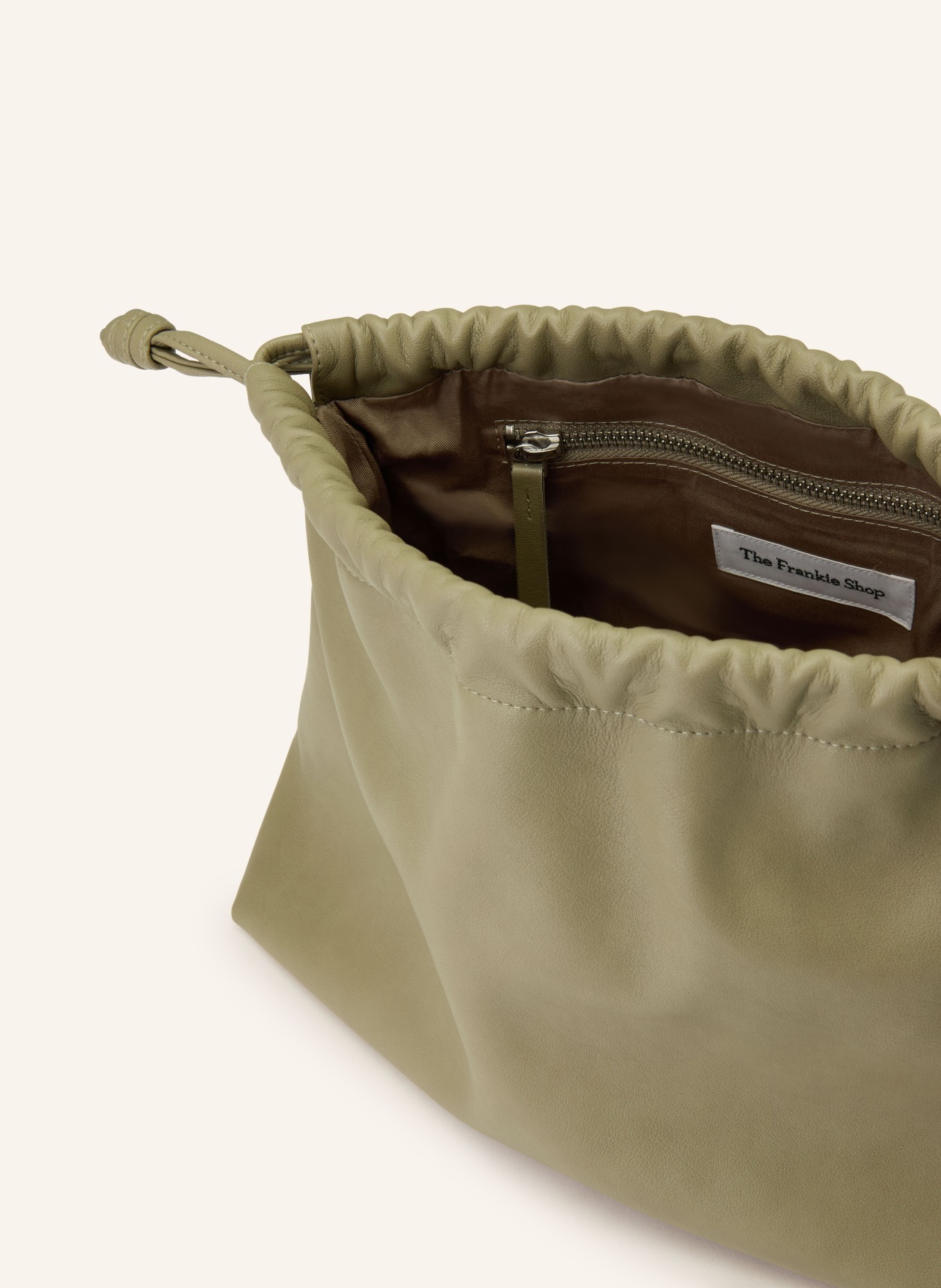 The Frankie Shop Pochette MORGAN: VERT CLAIR