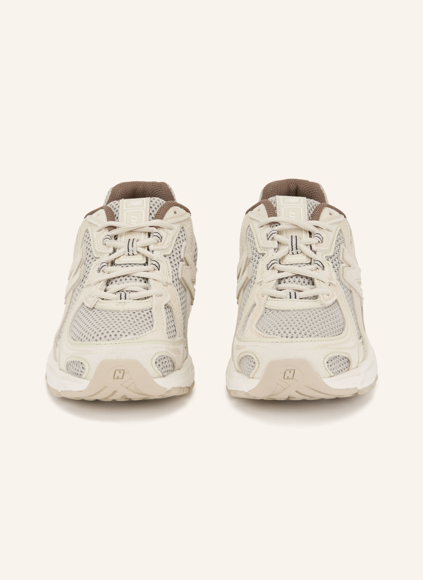 new balance Trampki 740: BEŻOWY / CIEMNOBRĄZOWY