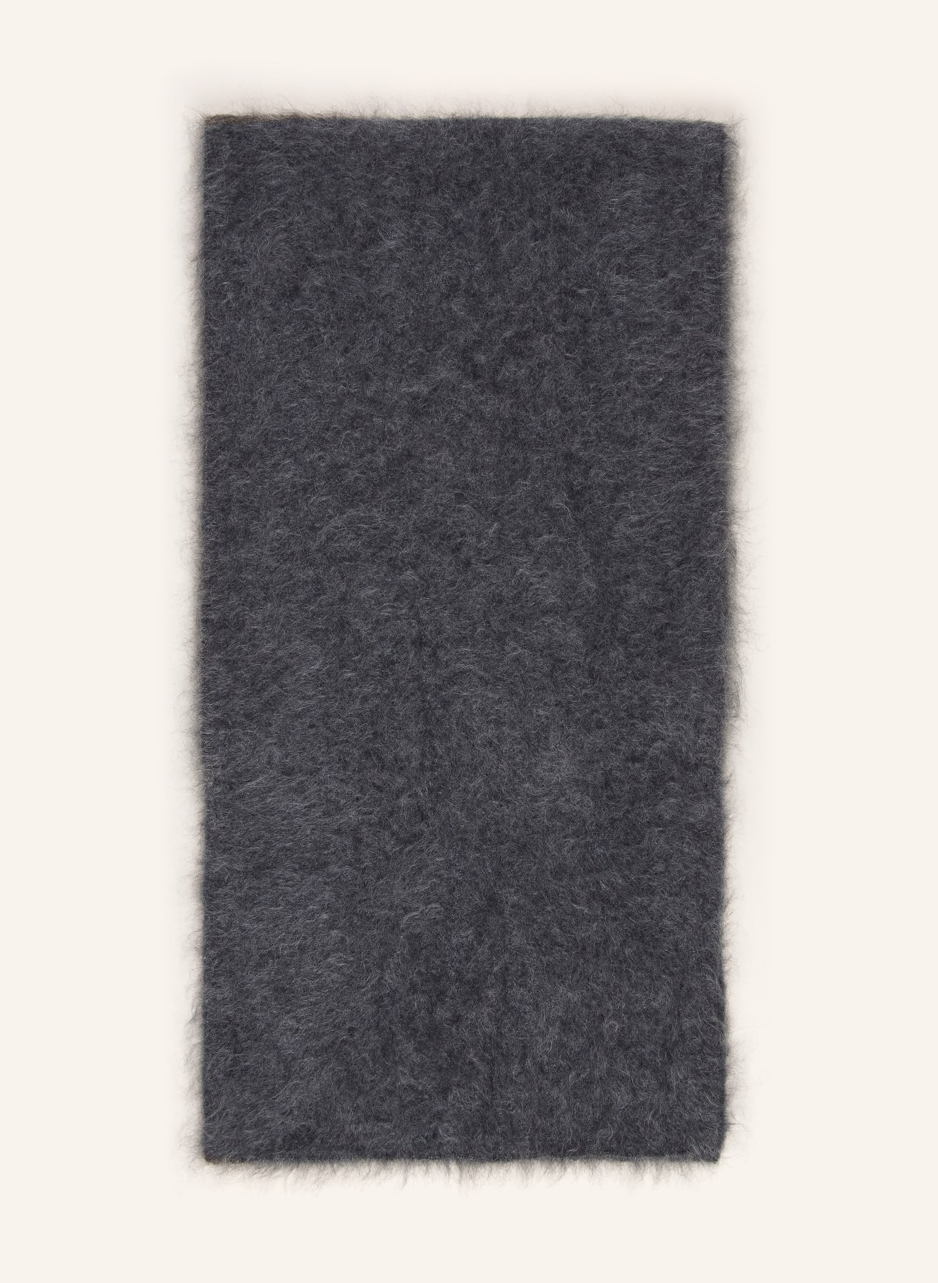 darling harbour Cashmere scarf: DARK GREY MELANGE