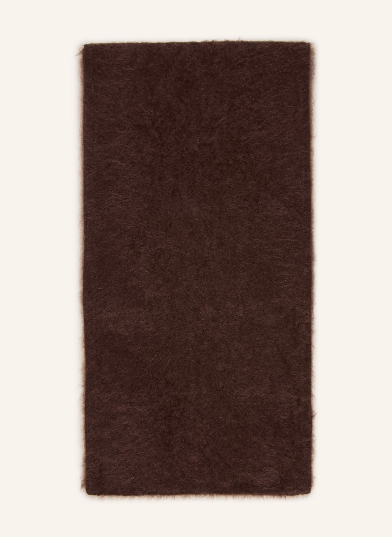darling harbour Cashmere scarf: DARK BROWN