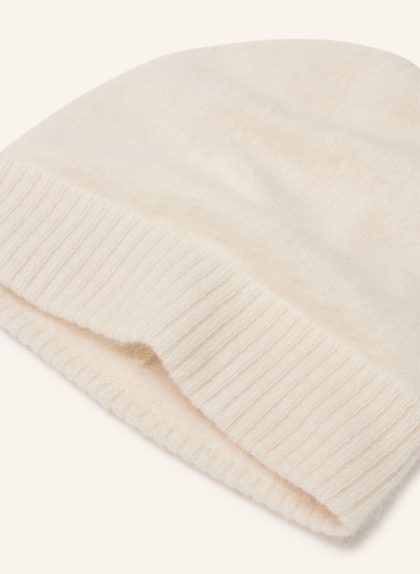 darling harbour Cashmere hat: ECRU