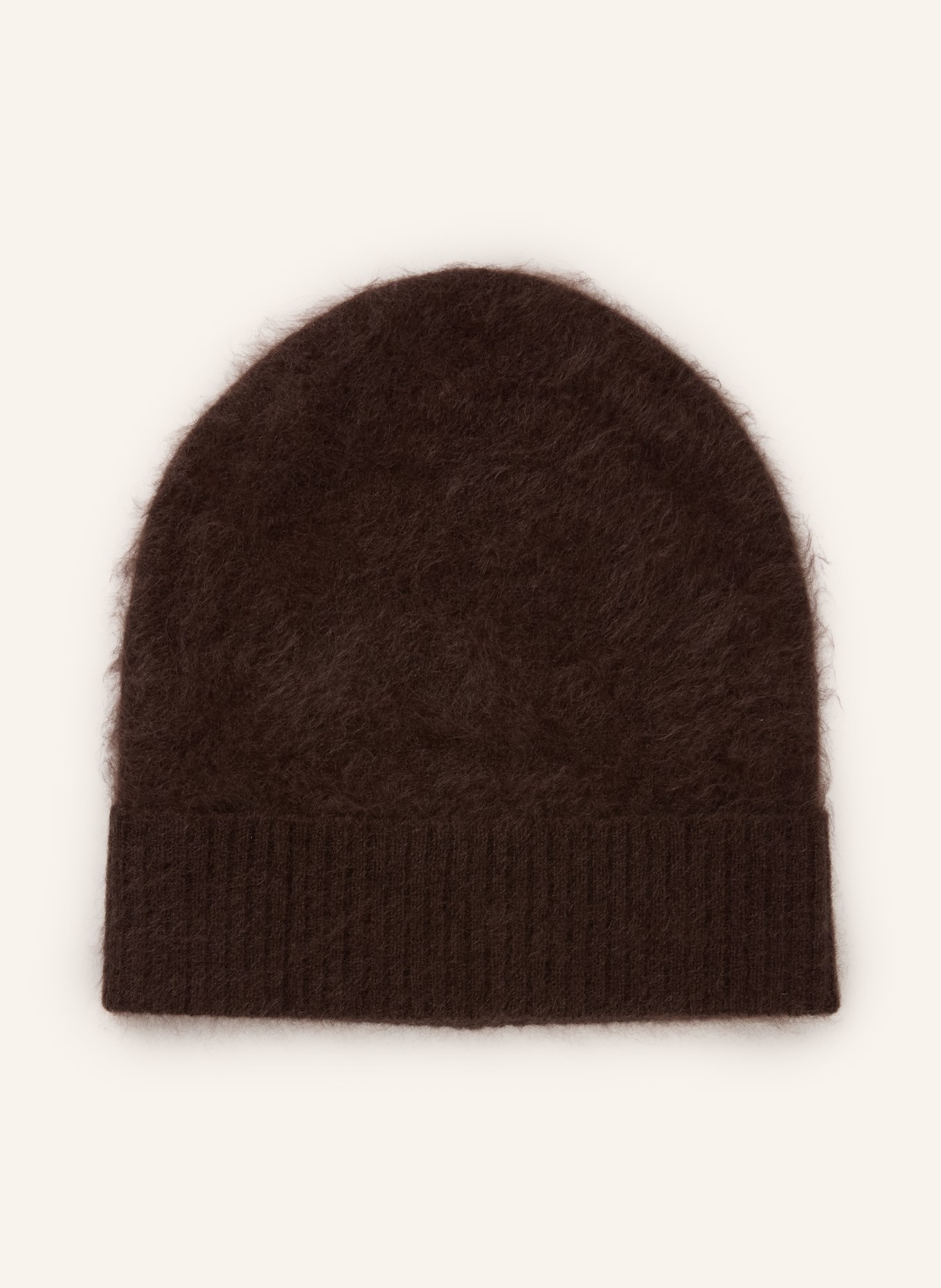 darling harbour Cashmere hat: DARK BROWN
