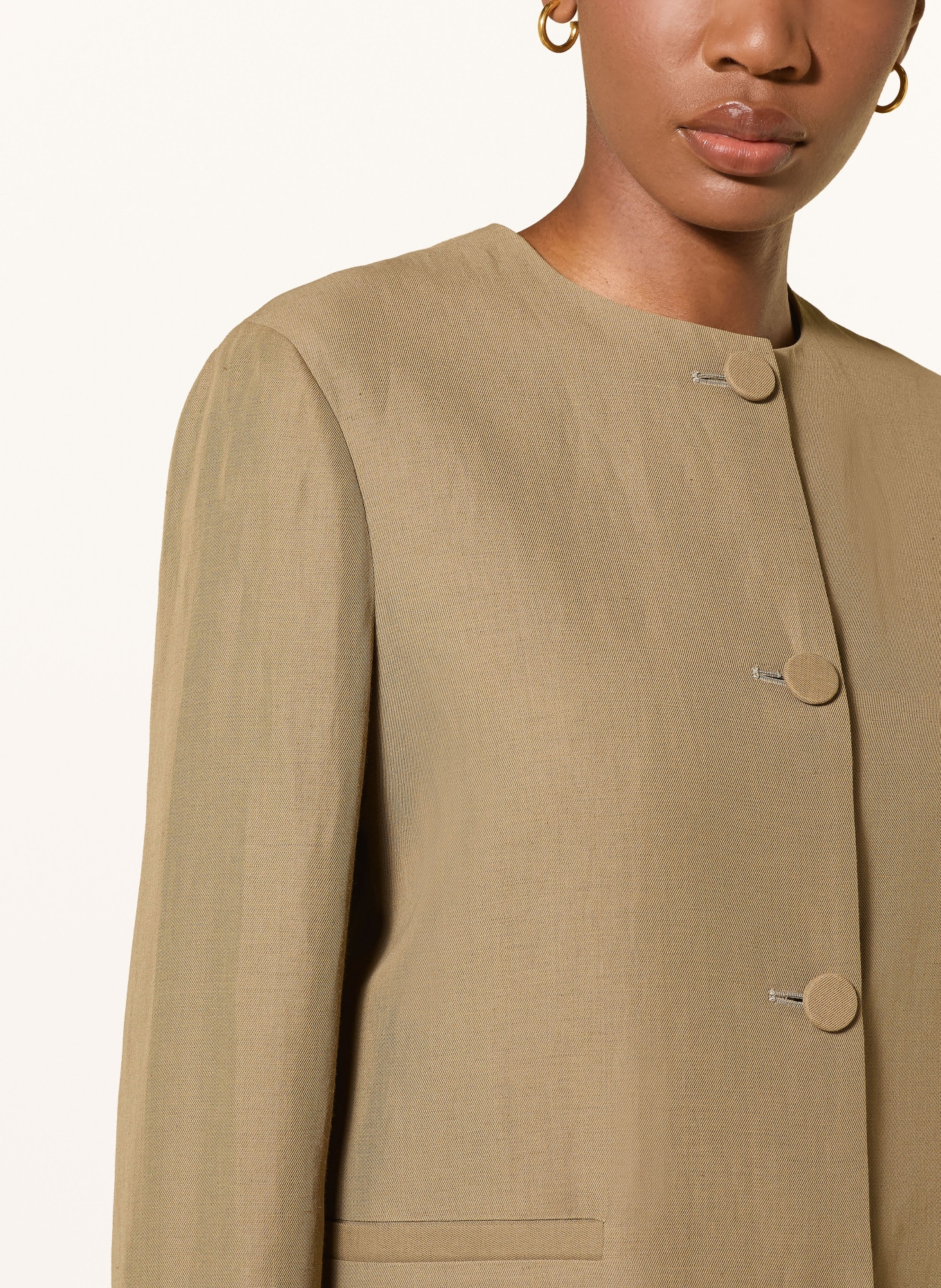 FABIANA FILIPPI Marynarka z lnu: JASNOBRĄZOWY