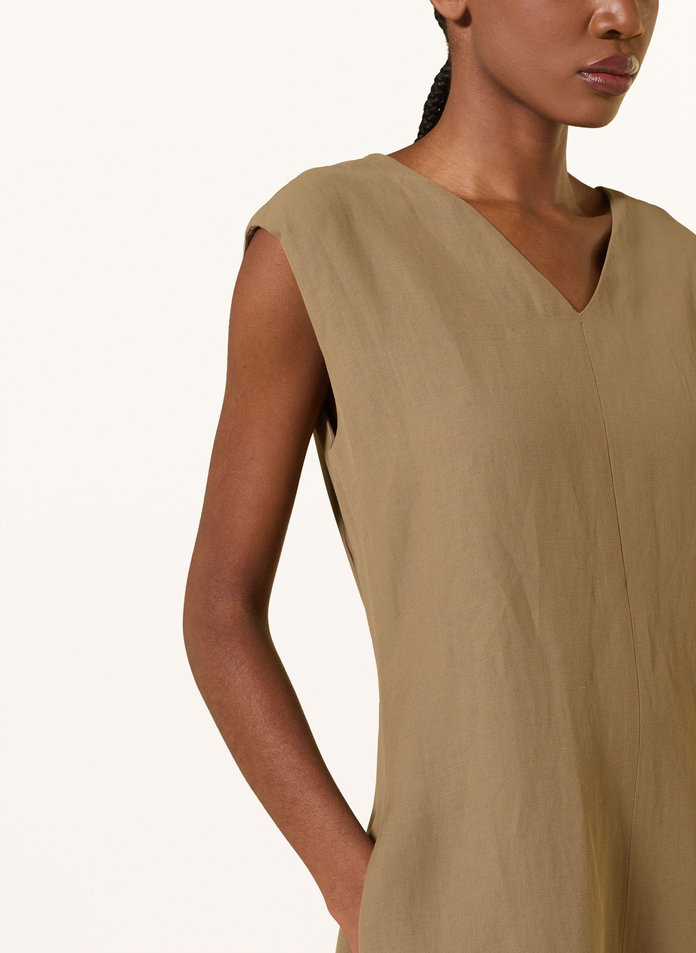 FABIANA FILIPPI dress: LIGHT BROWN