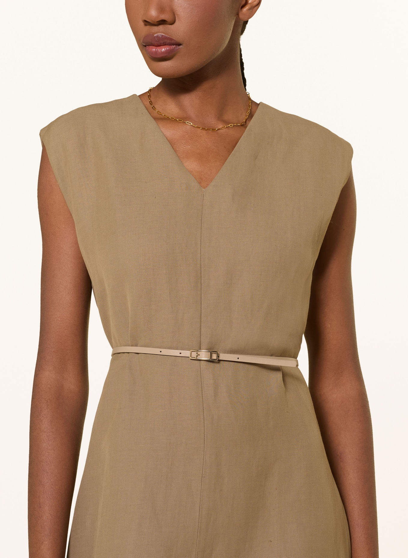 FABIANA FILIPPI dress: LIGHT BROWN