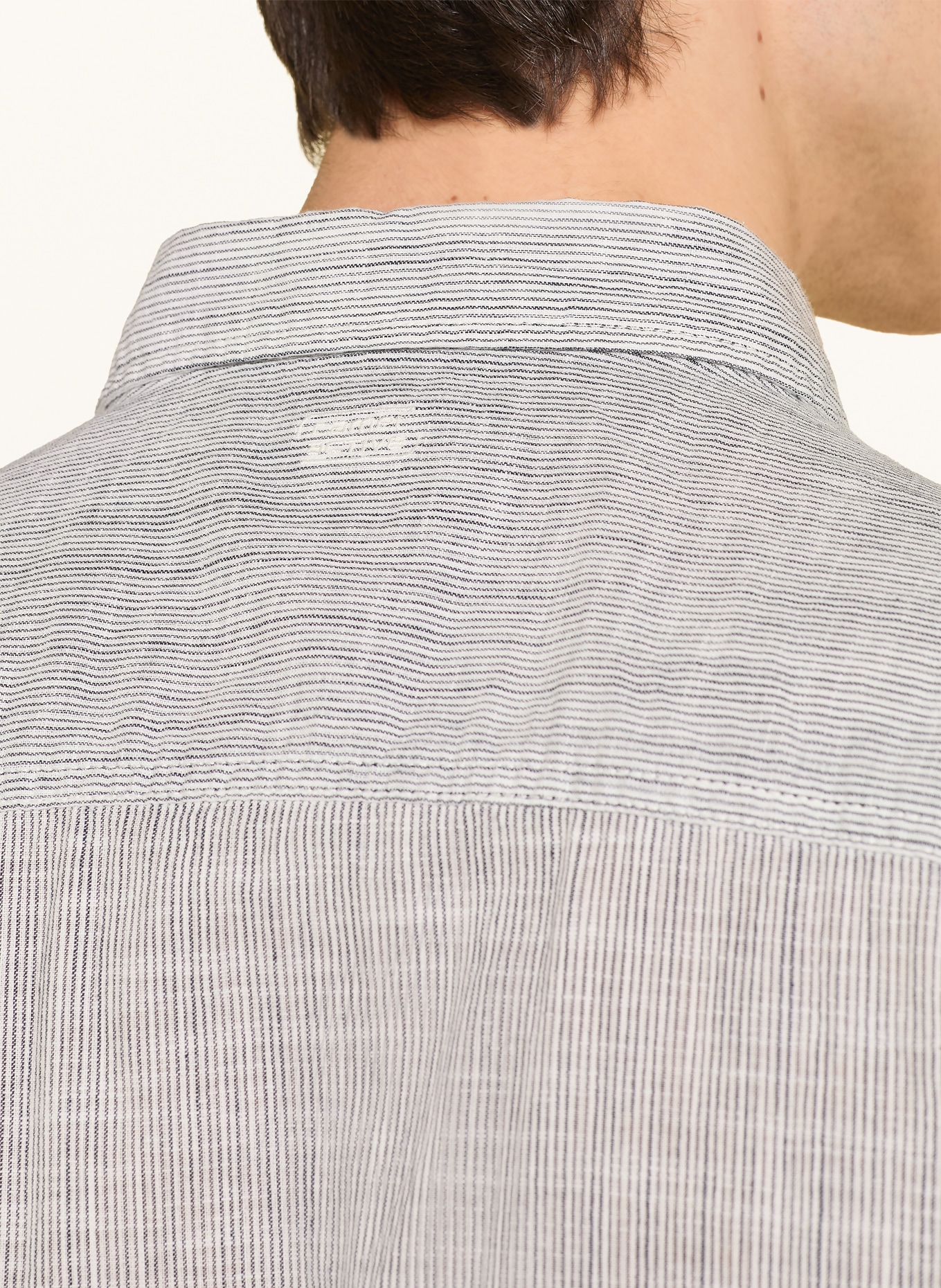 camel active Koszula z krótkim rękawem Regular Fit: BIAŁY / GRANATOWY