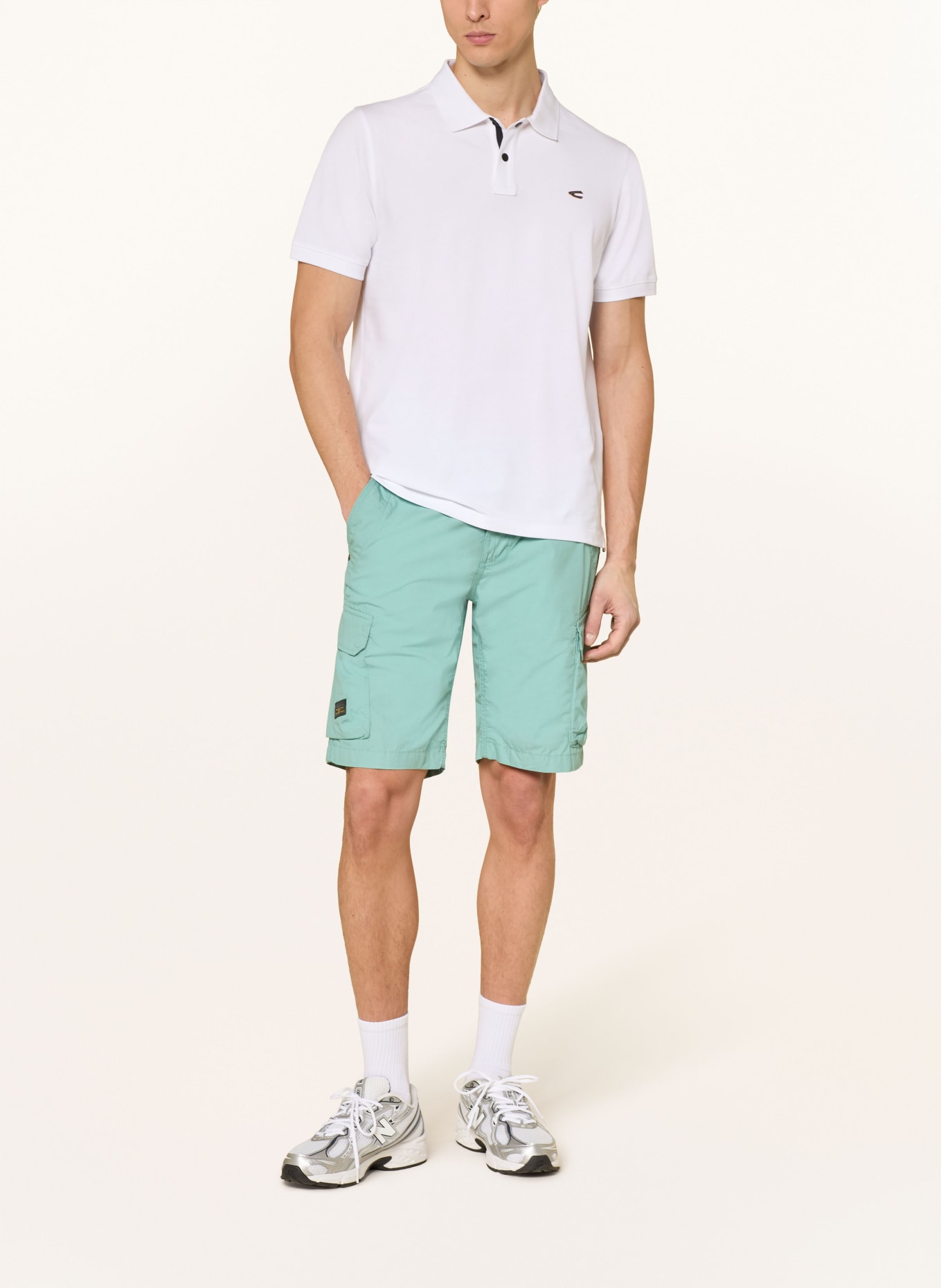 camel active Cargoshorts HOUSTON Regular Fit: NEONTÜRKIS
