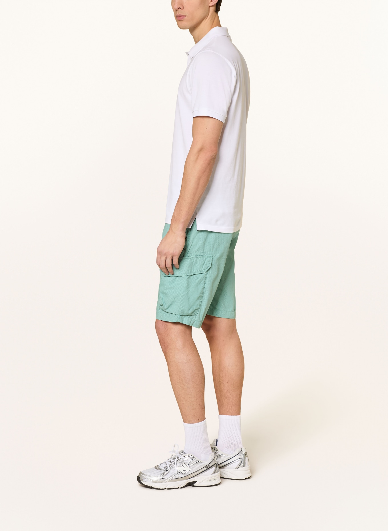 camel active Cargoshorts HOUSTON Regular Fit: NEONTÜRKIS