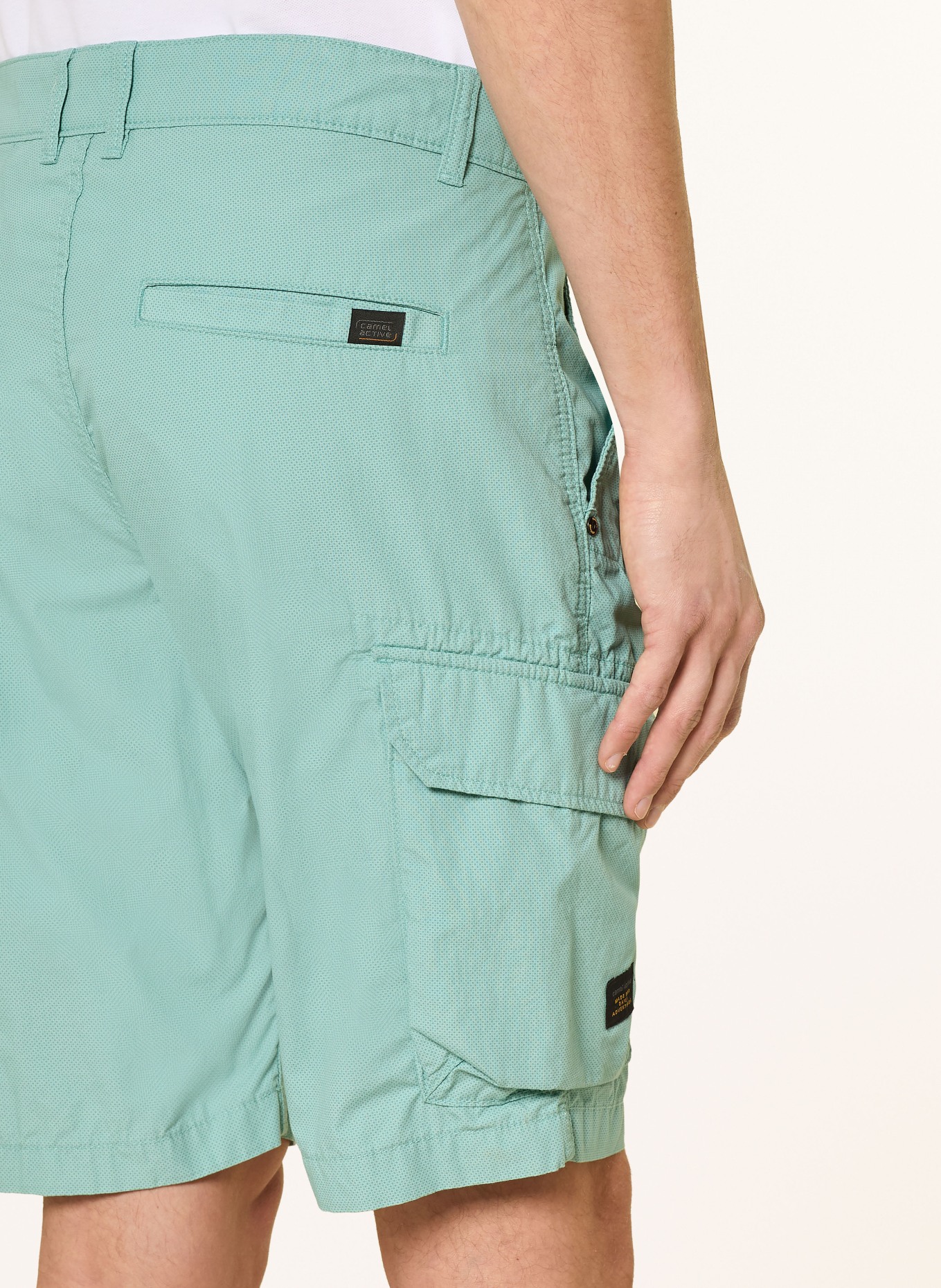 camel active Cargoshorts HOUSTON Regular Fit: NEONTÜRKIS