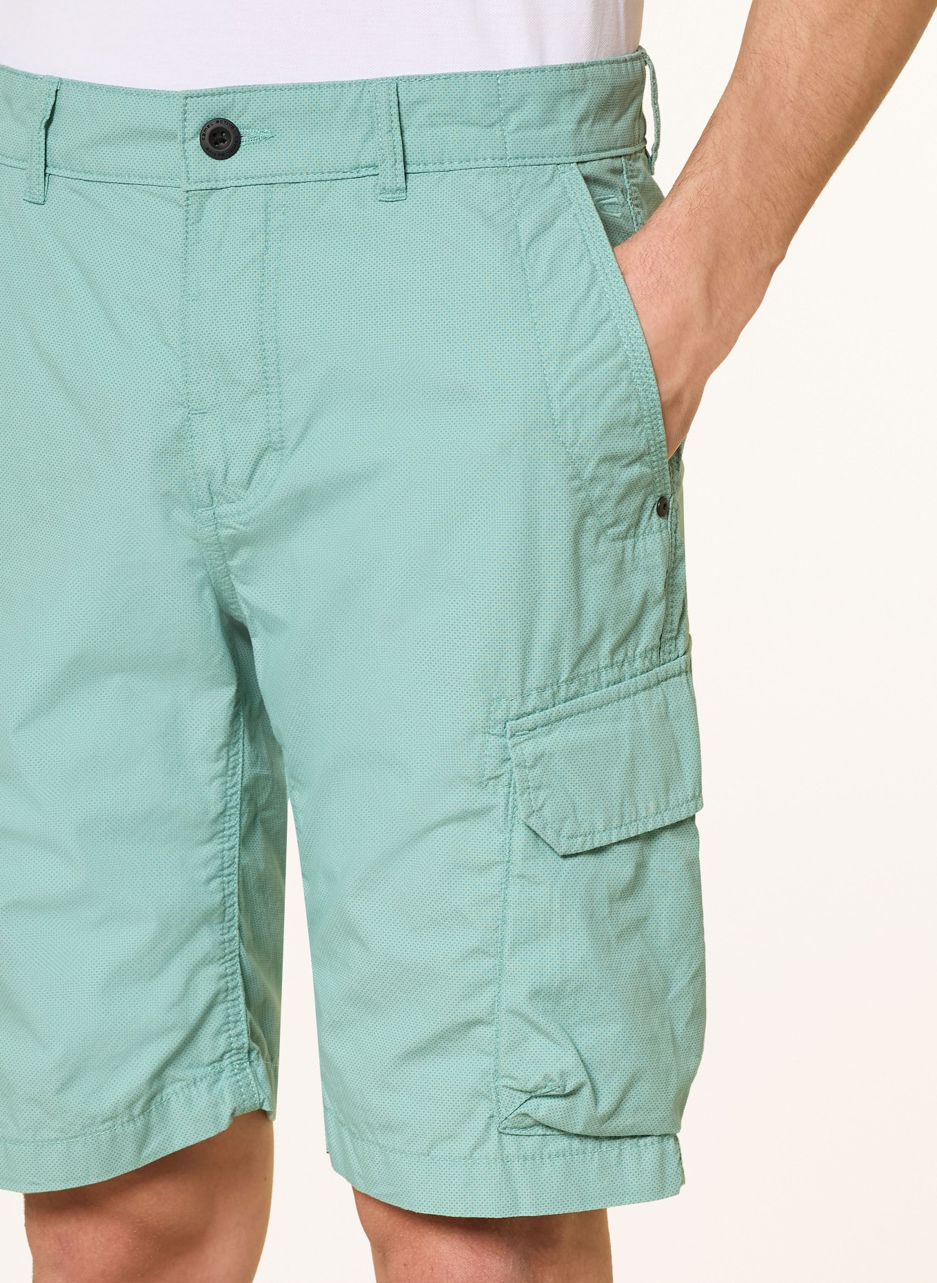 camel active Cargoshorts HOUSTON Regular Fit: NEONTÜRKIS