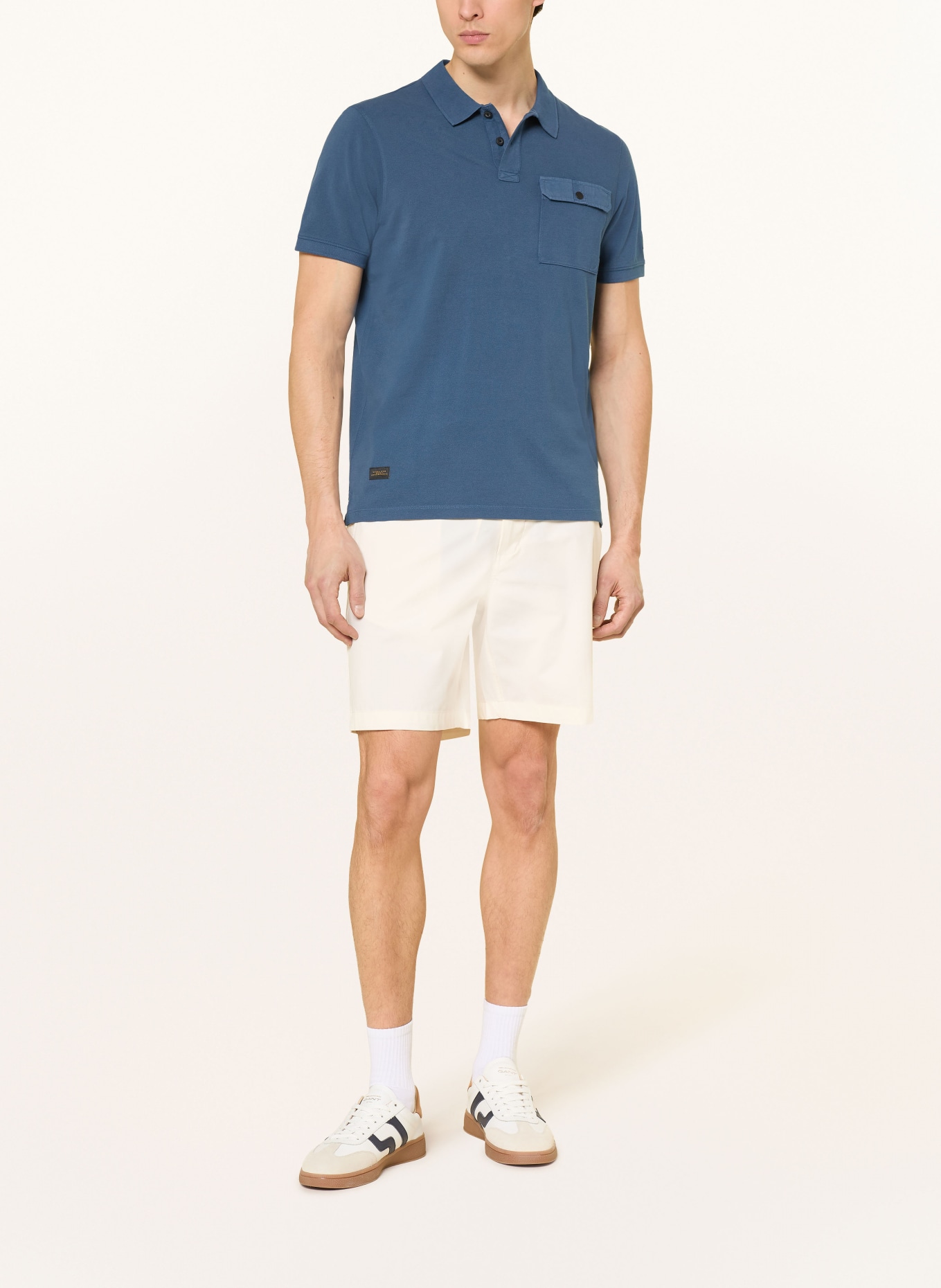 camel active Koszulka polo Piqué: NIEBIESKI