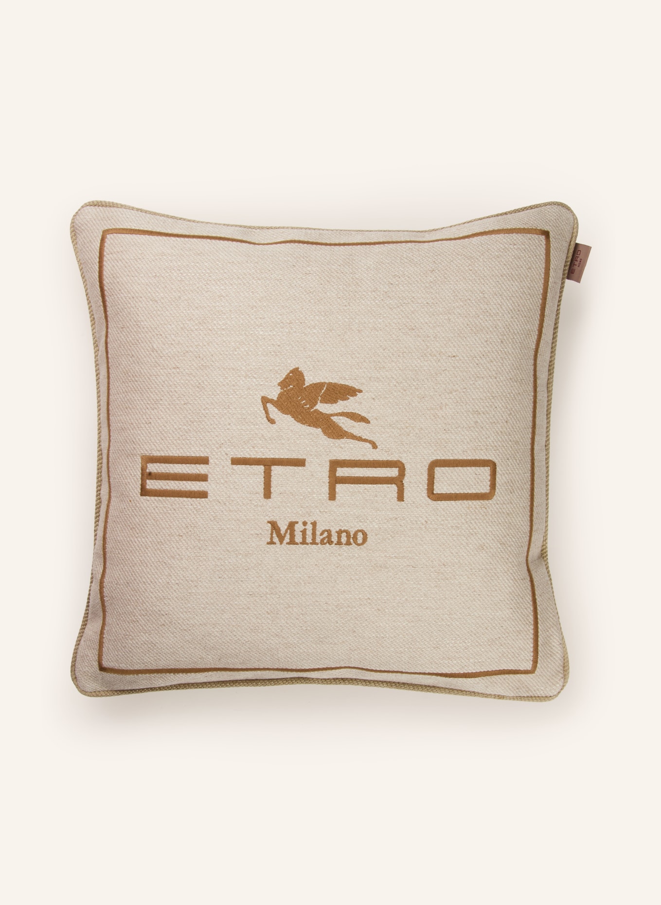 ETRO Home Coussin décoratif: MARRON CLAIR / TAUPE