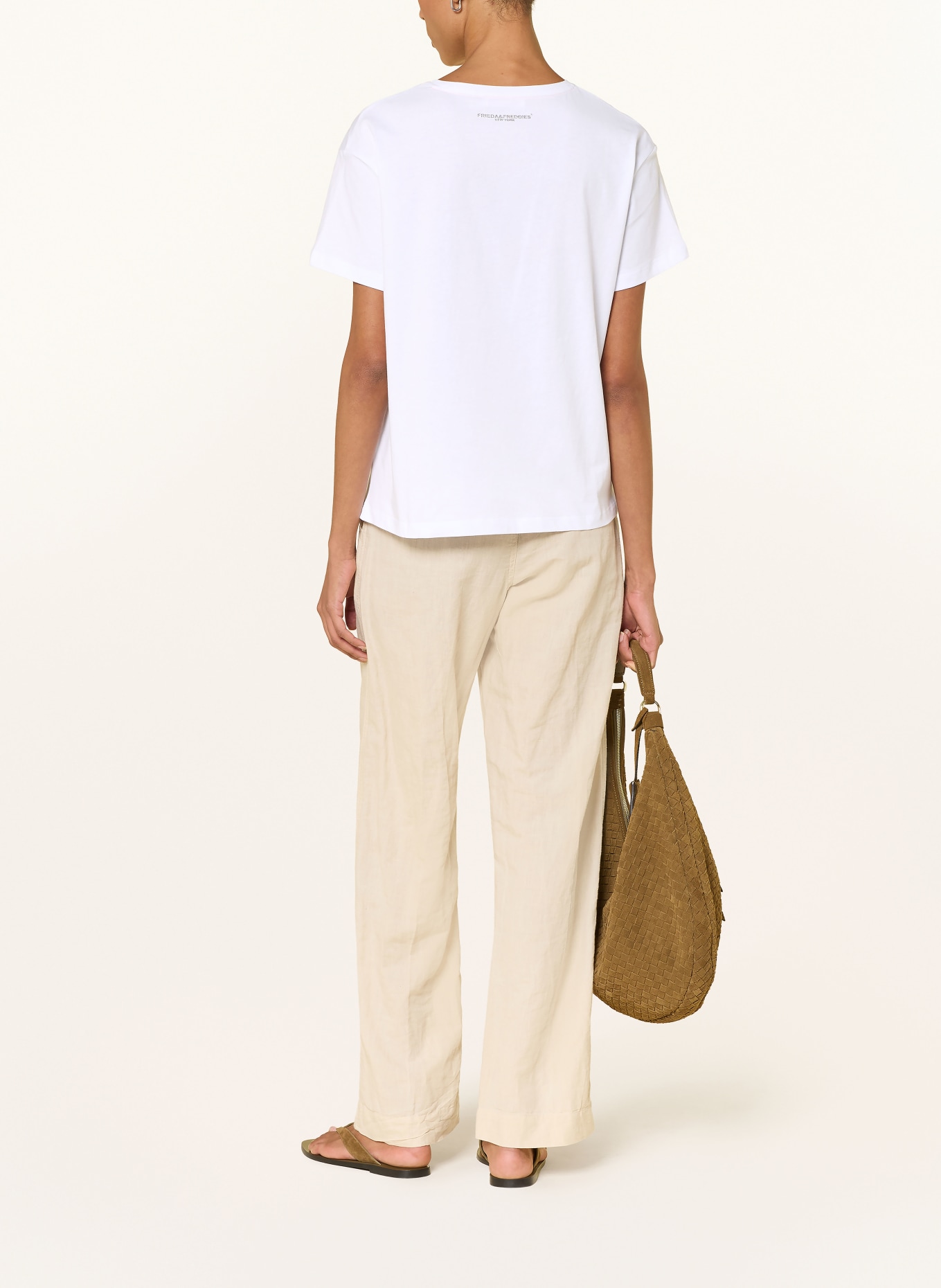 FRIEDA & FREDDIES T-Shirt: WEISS / ROSA / GRÜN