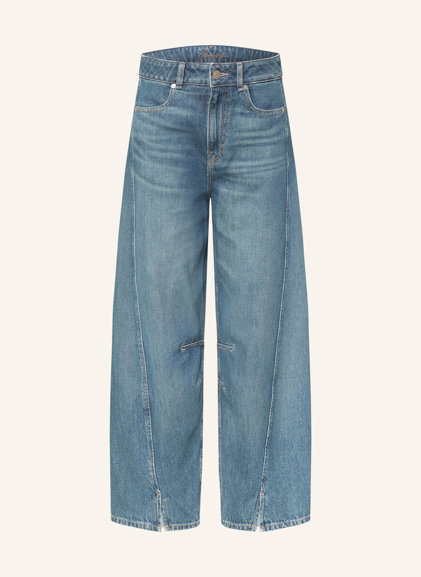 BOSS Jean droit DIANA: 420 MEDIUM BLUE