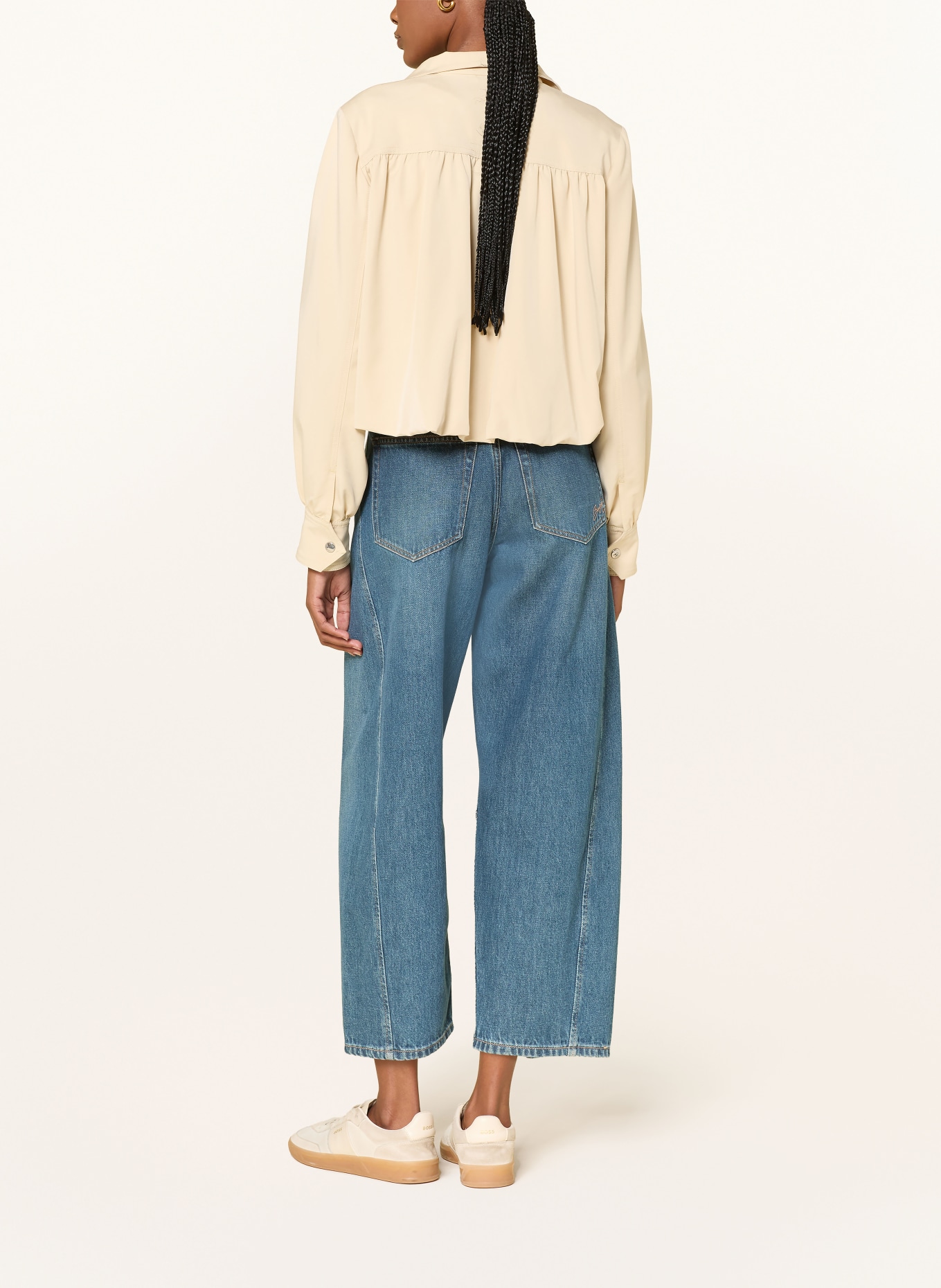 BOSS Jean droit DIANA: 420 MEDIUM BLUE