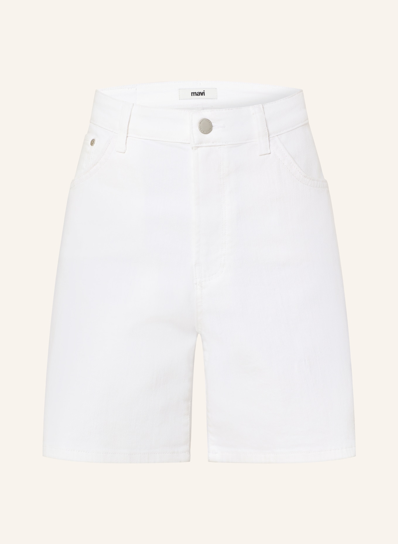 mavi LIDIA denim shorts: A3105 White STR