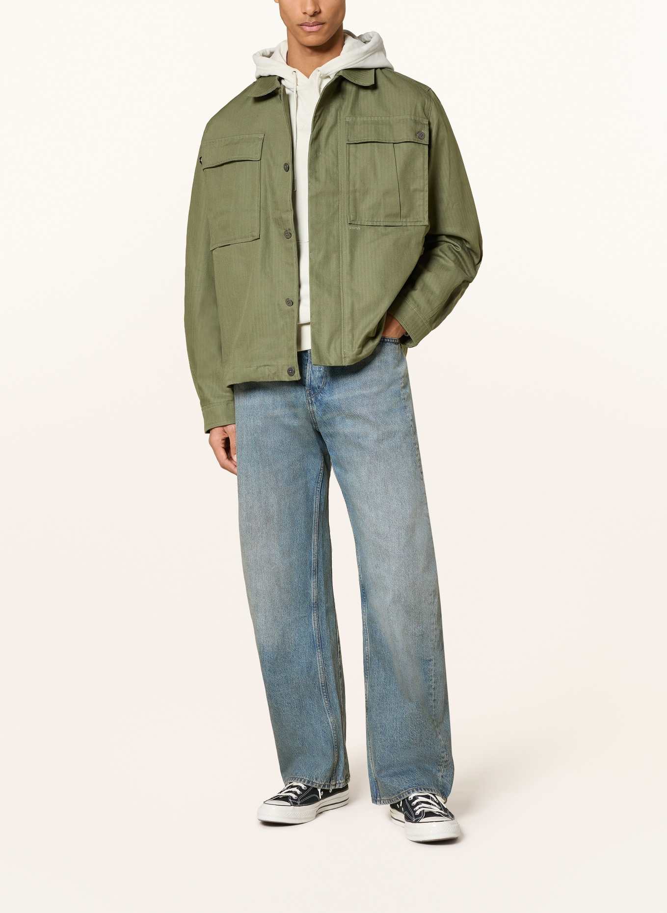 G-Star BATTLE DRESS SHORT Overjacket: GREEN