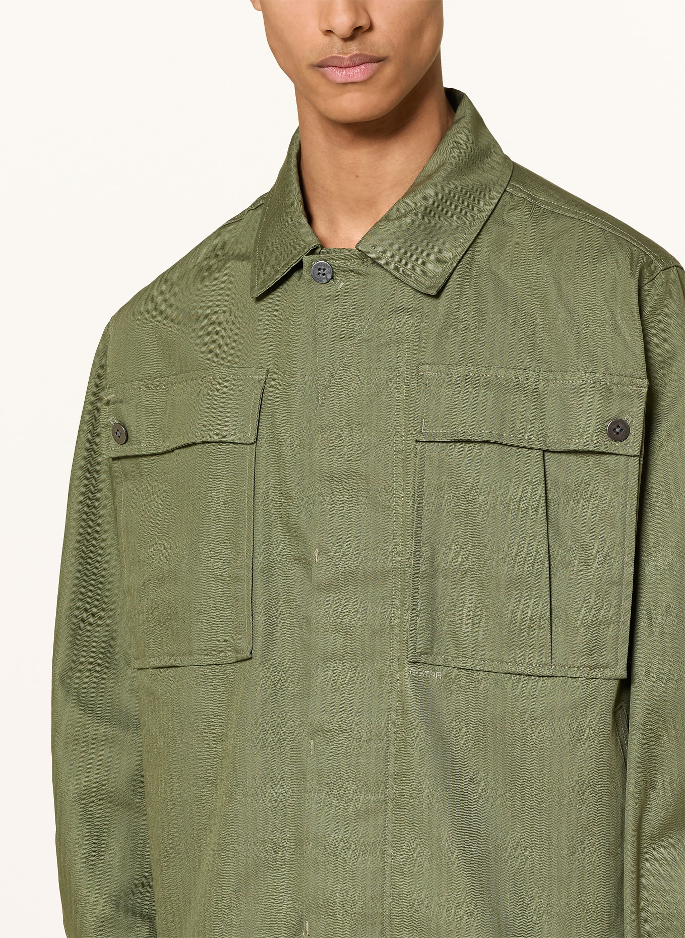 G-Star BATTLE DRESS SHORT Overjacket: GREEN