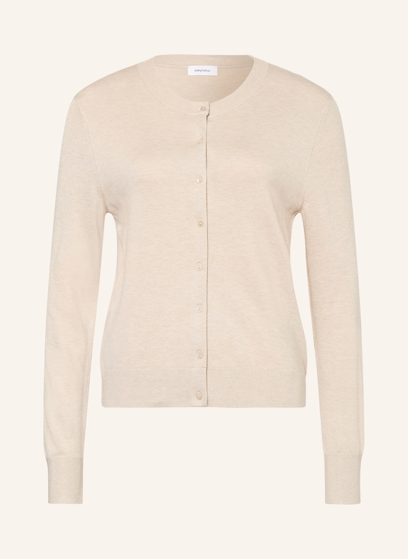 darling harbour cardigan: Sand Melange